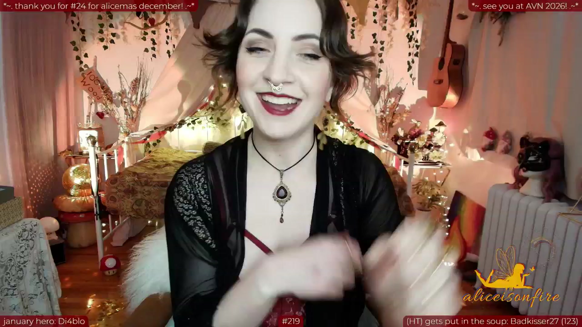 Gallery image thumbnail from aliceisonfire's myfreecams stream on, 01/12/2026, 08:12 image 11 of 20