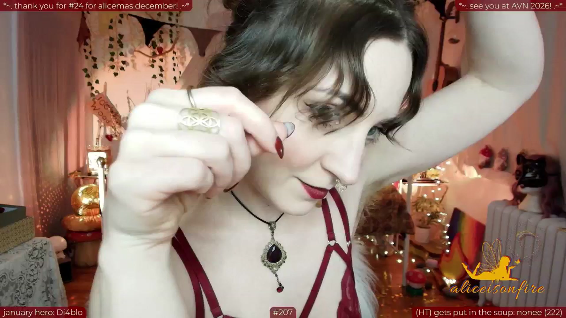 Gallery image thumbnail from aliceisonfire's myfreecams stream on, 01/12/2026, 10:07 image 18 of 20