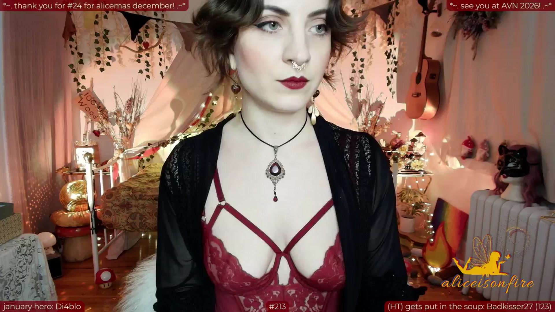 Gallery image thumbnail from aliceisonfire's myfreecams stream on, 01/12/2026, 10:07 image 7 of 20
