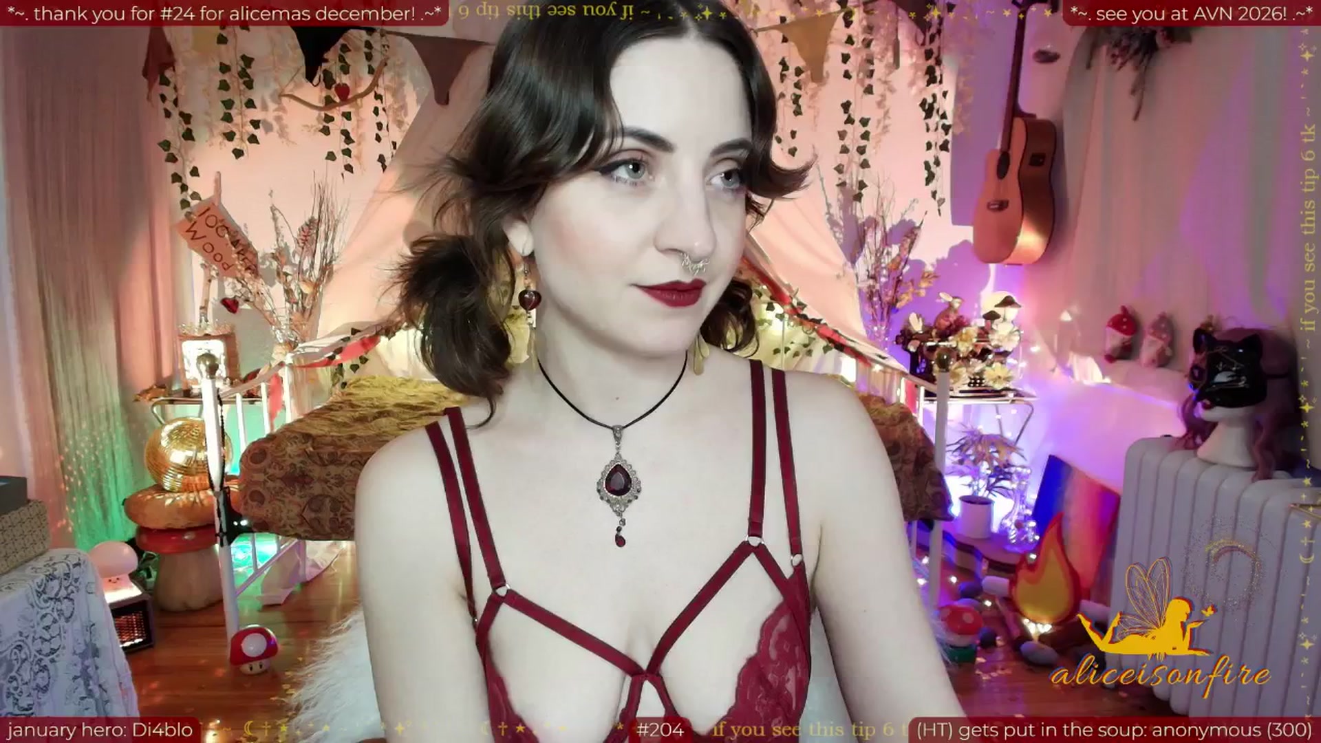 Gallery image thumbnail from aliceisonfire's myfreecams stream on, 01/12/2026, 14:09 image 5 of 20