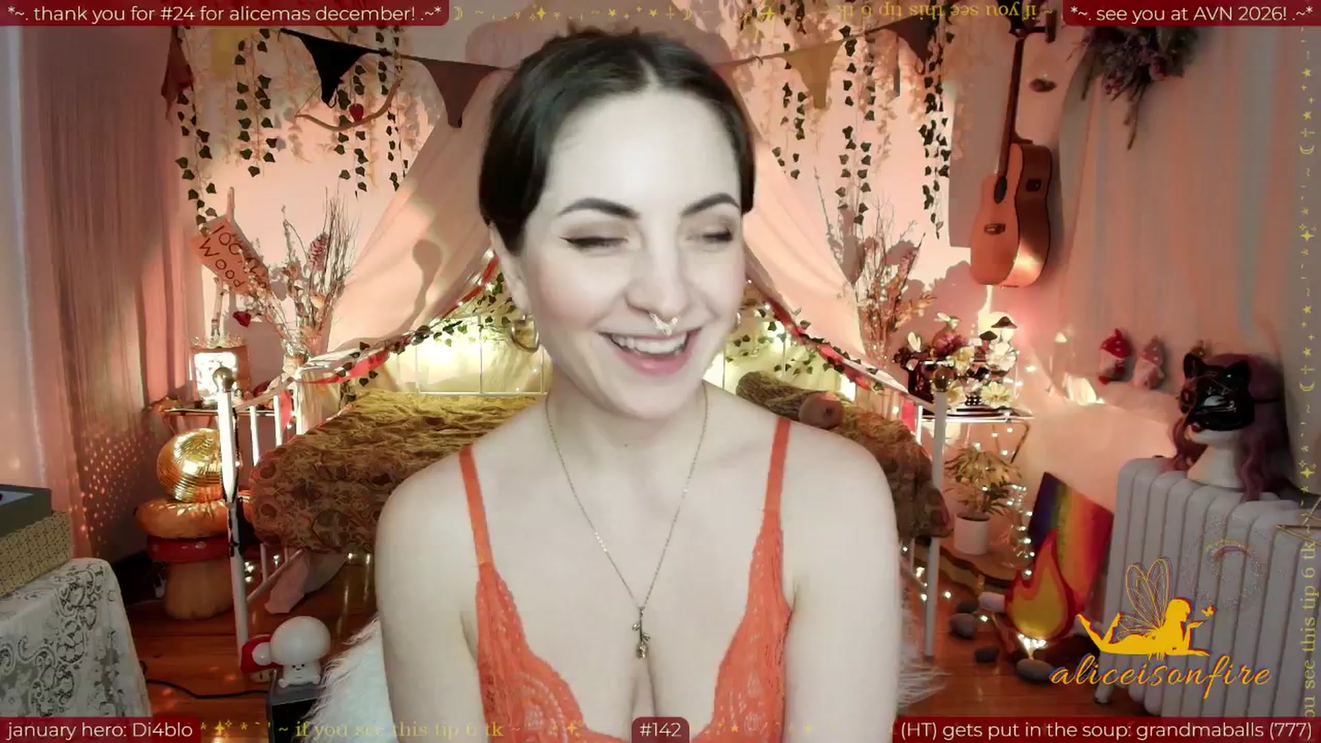 Gallery image thumbnail from aliceisonfire's myfreecams stream on, 01/14/2026, 11:03 image 4 of 20