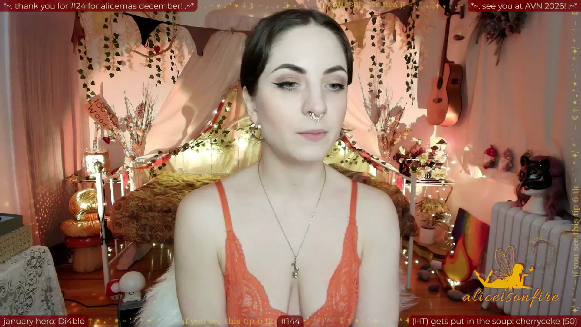 Gallery image thumbnail from aliceisonfire's myfreecams stream on, 01/14/2026, 11:03 image 3 of 20