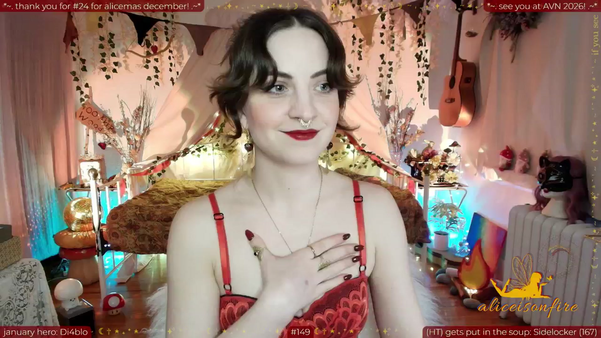 Gallery image thumbnail from aliceisonfire's myfreecams stream on, 01/15/2026, 11:04 image 7 of 20