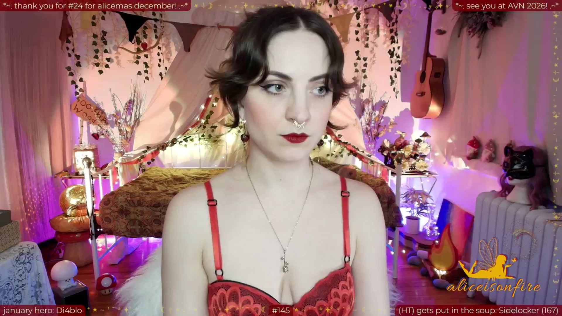 Gallery image thumbnail from aliceisonfire's myfreecams stream on, 01/15/2026, 11:04 image 8 of 20
