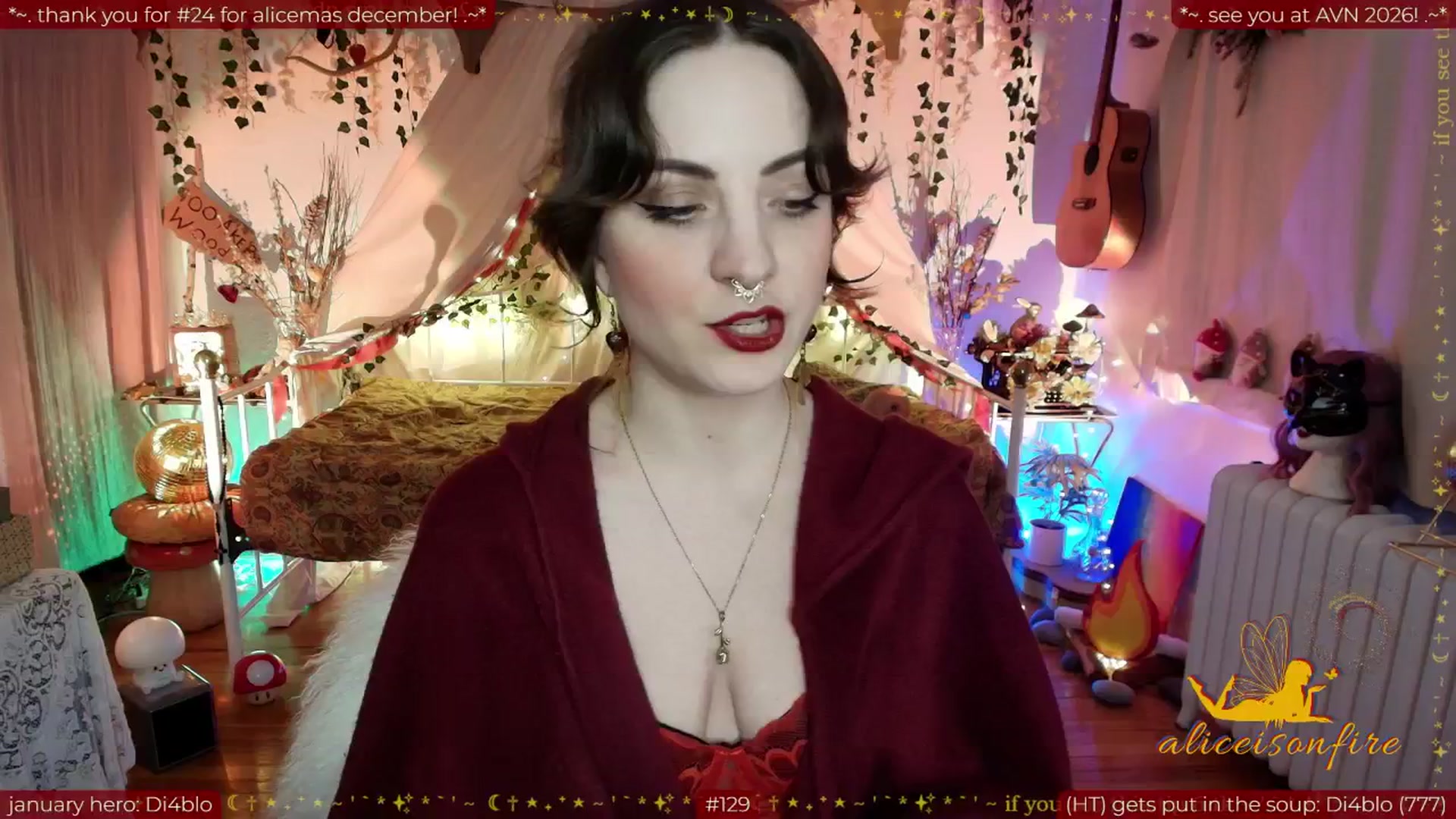 Gallery image thumbnail from aliceisonfire's myfreecams stream on, 01/15/2026, 11:04 image 17 of 20