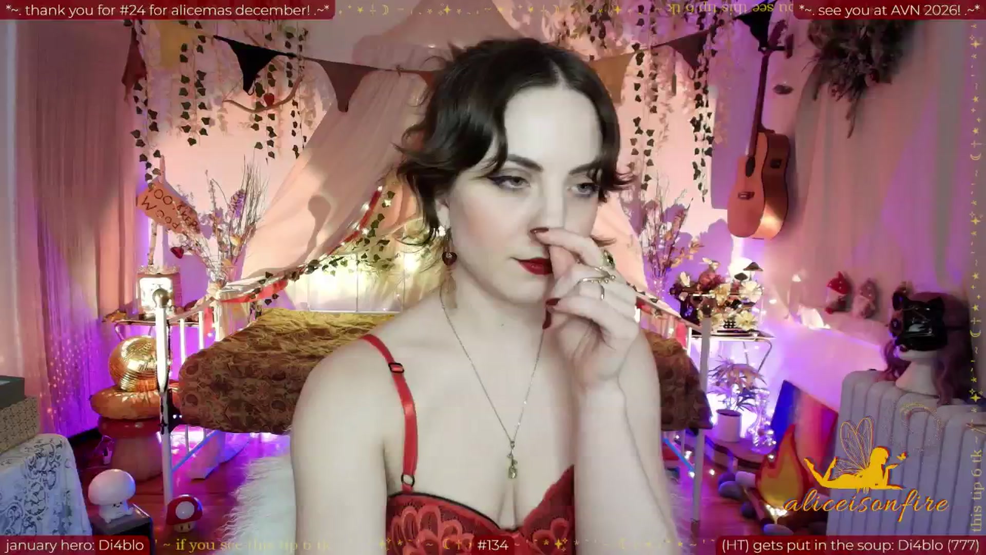 Gallery image thumbnail from aliceisonfire's myfreecams stream on, 01/15/2026, 11:04 image 13 of 20