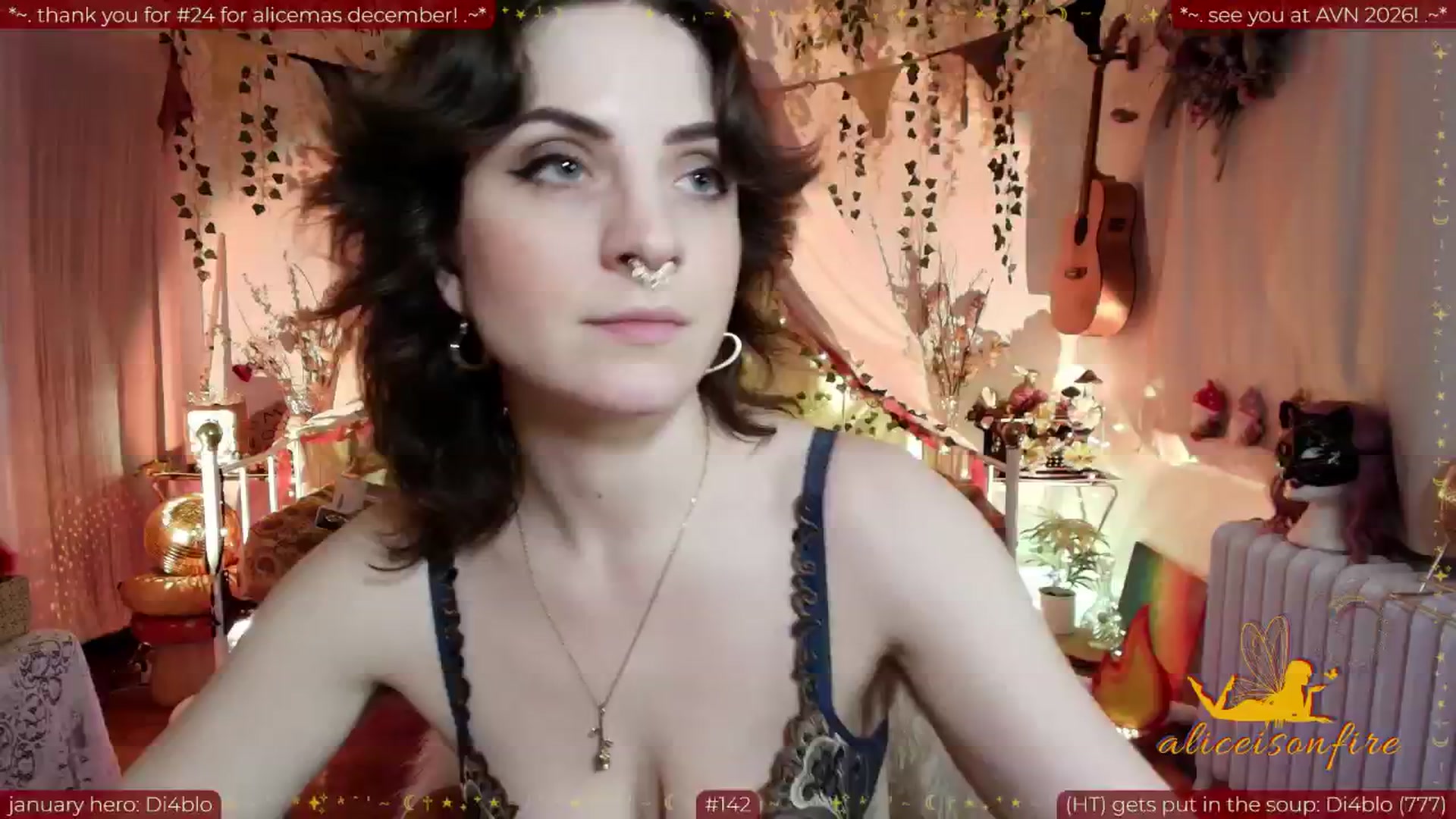 Gallery image thumbnail from aliceisonfire's myfreecams stream on, 01/16/2026, 12:53 image 7 of 20