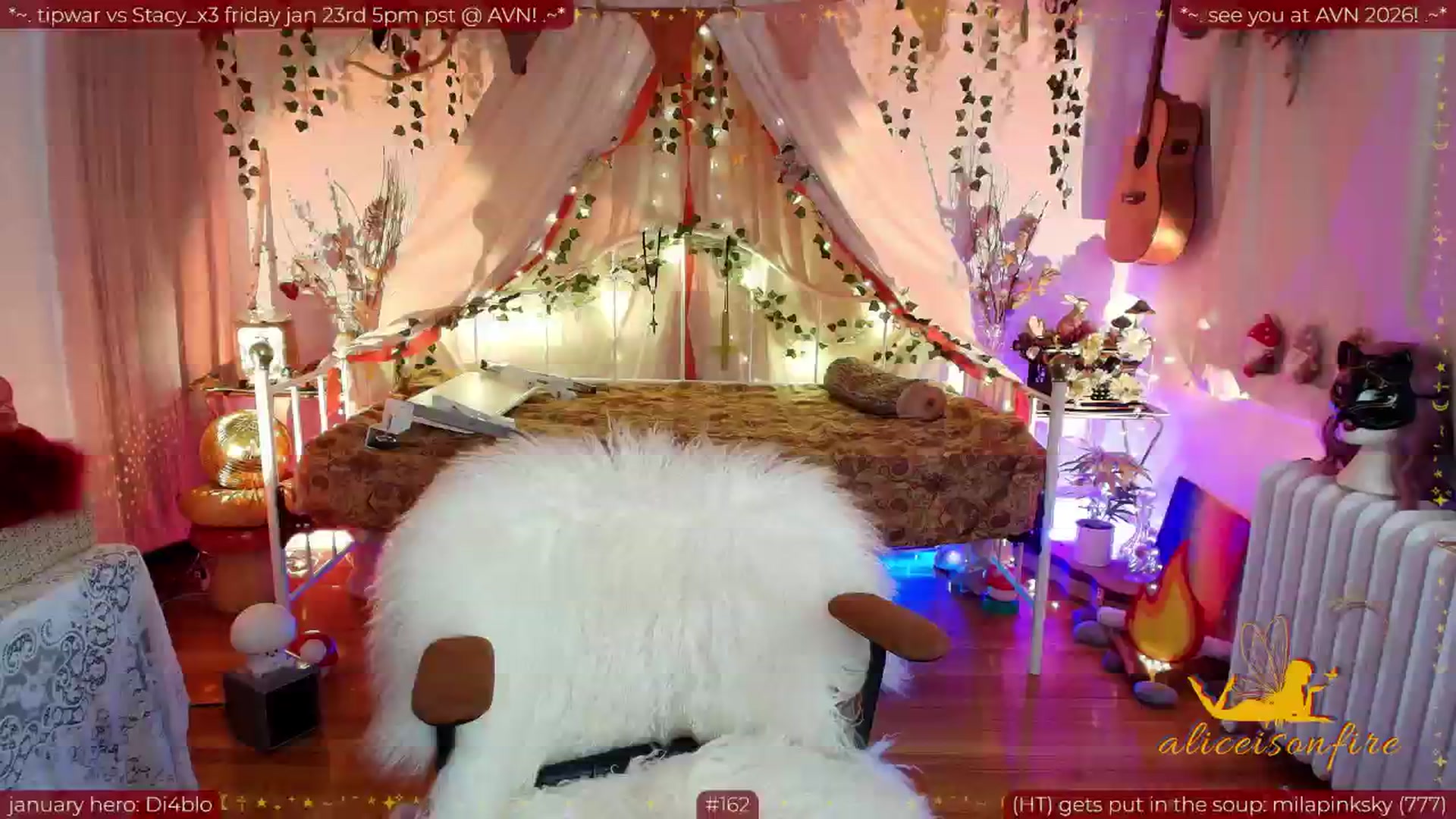 Gallery image thumbnail from aliceisonfire's myfreecams stream on, 01/18/2026, 10:32 image 7 of 20