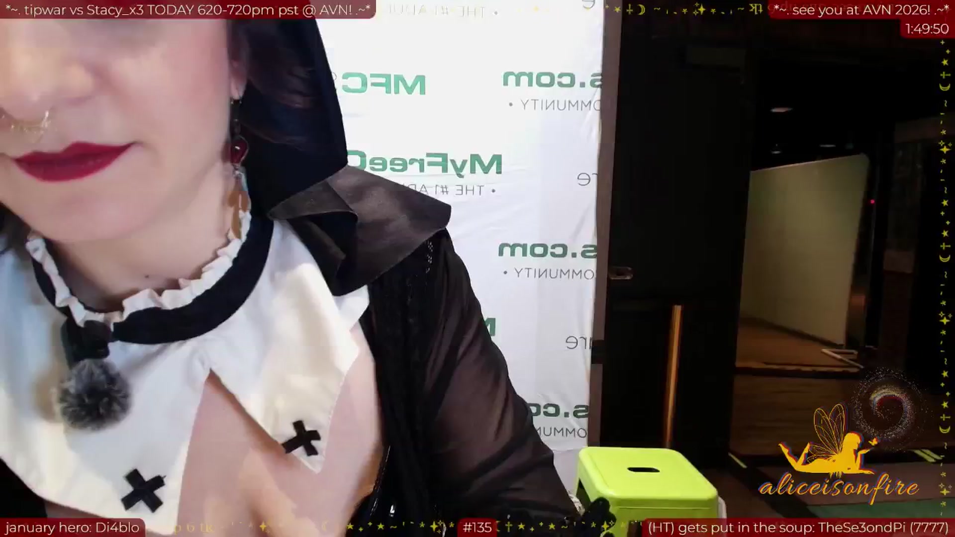 Gallery image thumbnail from aliceisonfire's myfreecams stream on, 01/24/2026, 04:01 image 18 of 20