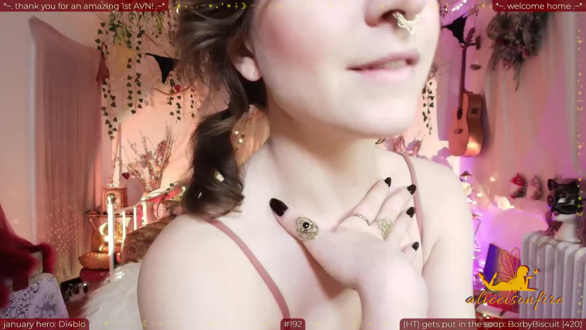 Gallery image thumbnail from aliceisonfire's myfreecams stream on, 02/01/2026, 06:25 image 3 of 20