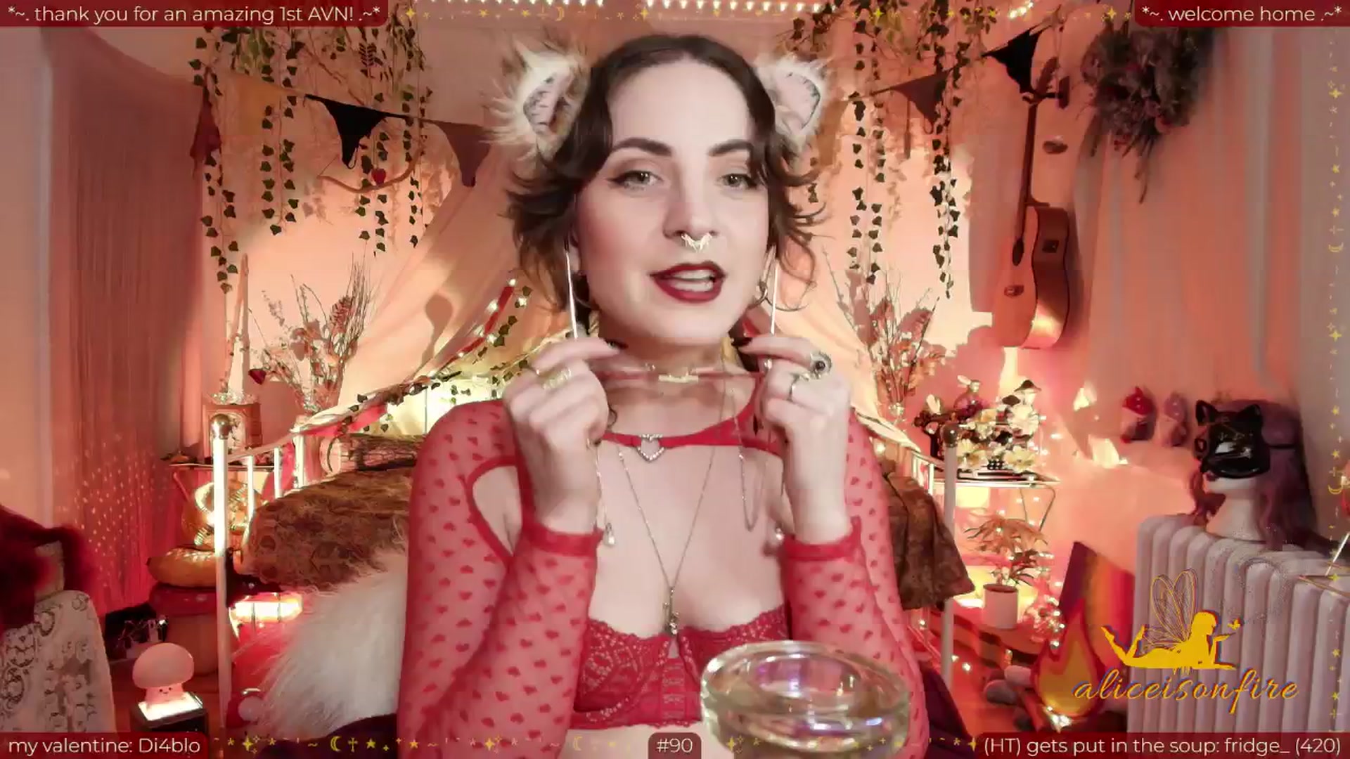 Gallery image thumbnail from aliceisonfire's myfreecams stream on, 02/02/2026, 05:07 image 14 of 20