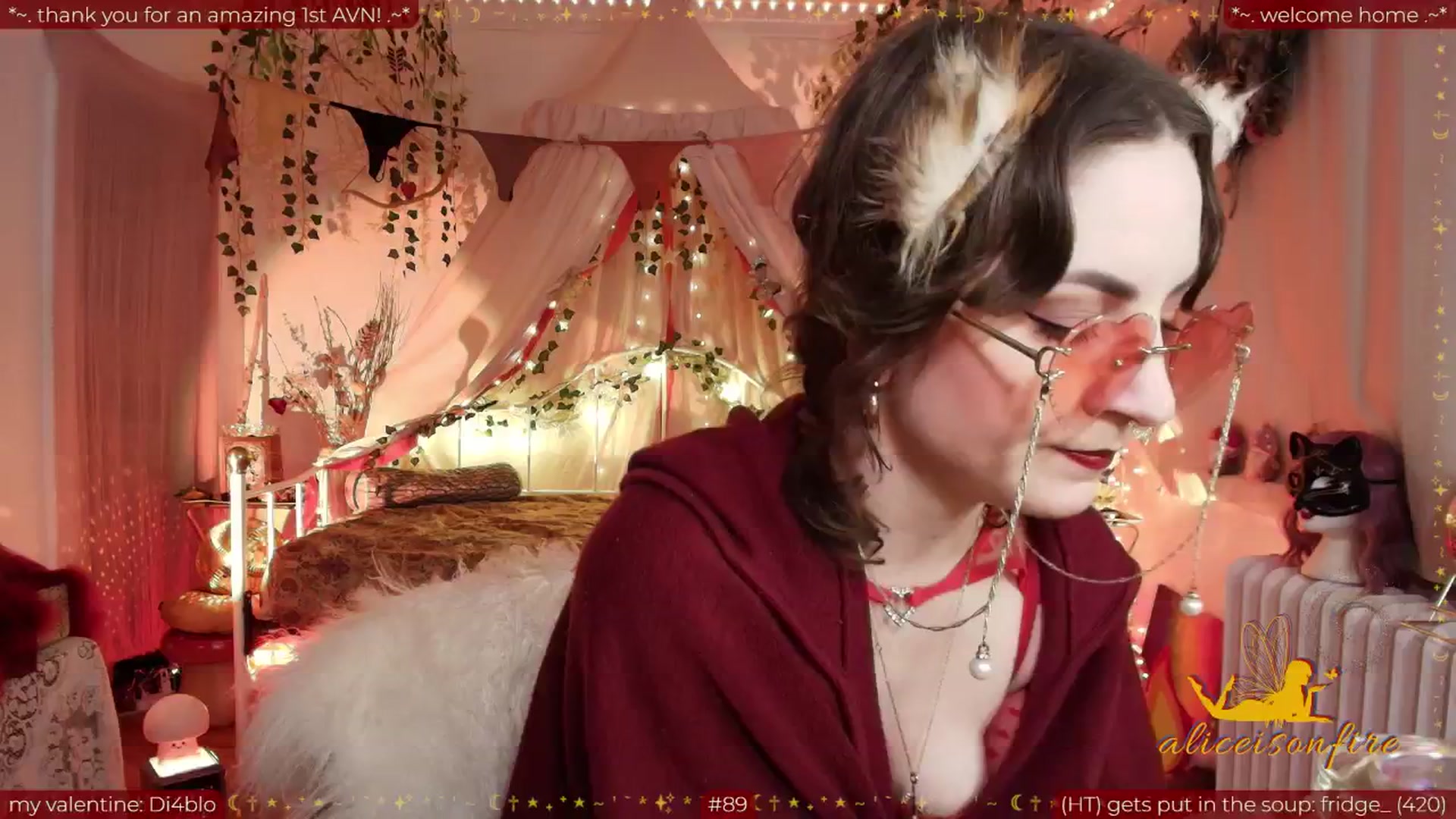 Gallery image thumbnail from aliceisonfire's myfreecams stream on, 02/02/2026, 05:07 image 7 of 20