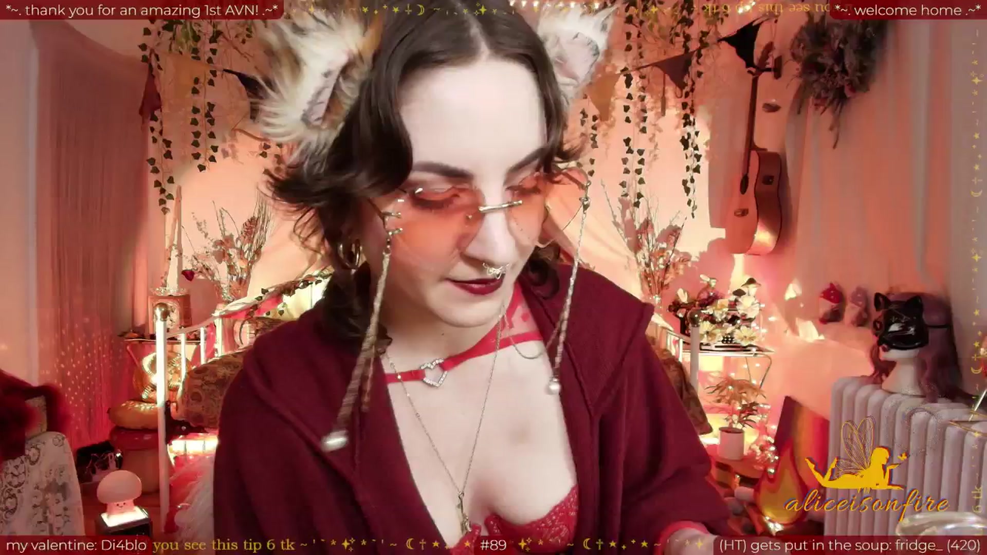 Gallery image thumbnail from aliceisonfire's myfreecams stream on, 02/02/2026, 05:07 image 9 of 20