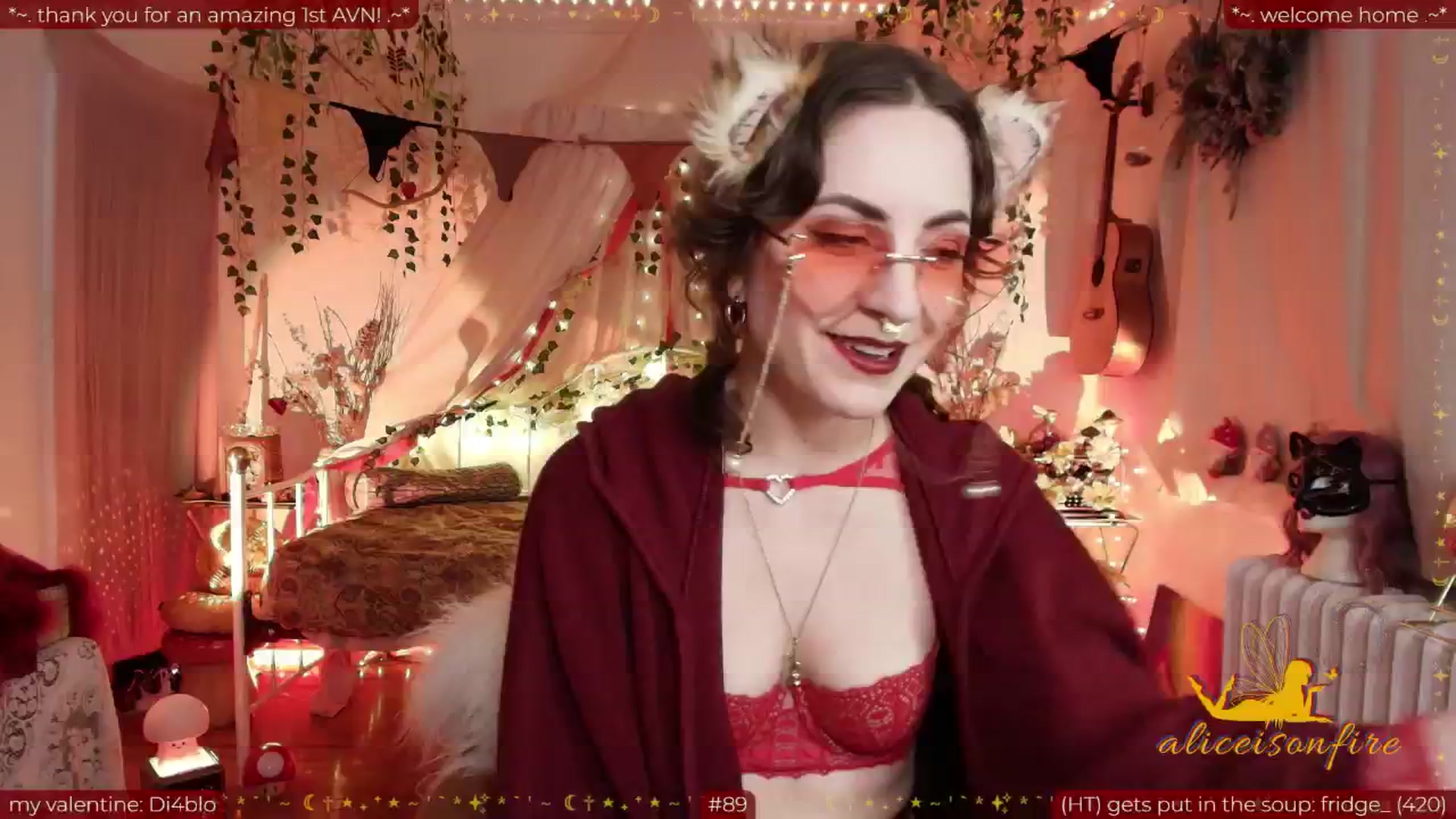 Gallery image thumbnail from aliceisonfire's myfreecams stream on, 02/02/2026, 05:07 image 6 of 20