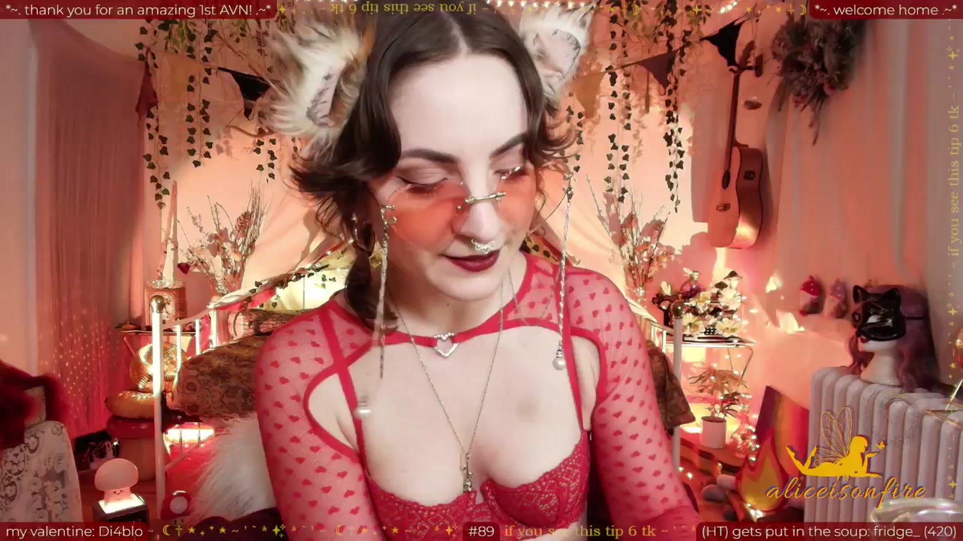 Gallery image thumbnail from aliceisonfire's myfreecams stream on, 02/02/2026, 05:07 image 12 of 20