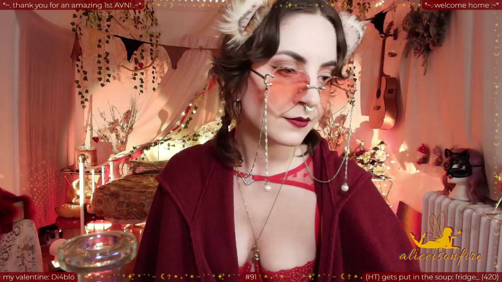 Gallery image thumbnail from aliceisonfire's myfreecams stream on, 02/02/2026, 05:07 image 16 of 20