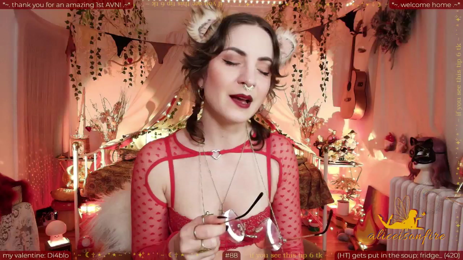 Gallery image thumbnail from aliceisonfire's myfreecams stream on, 02/02/2026, 05:07 image 3 of 20