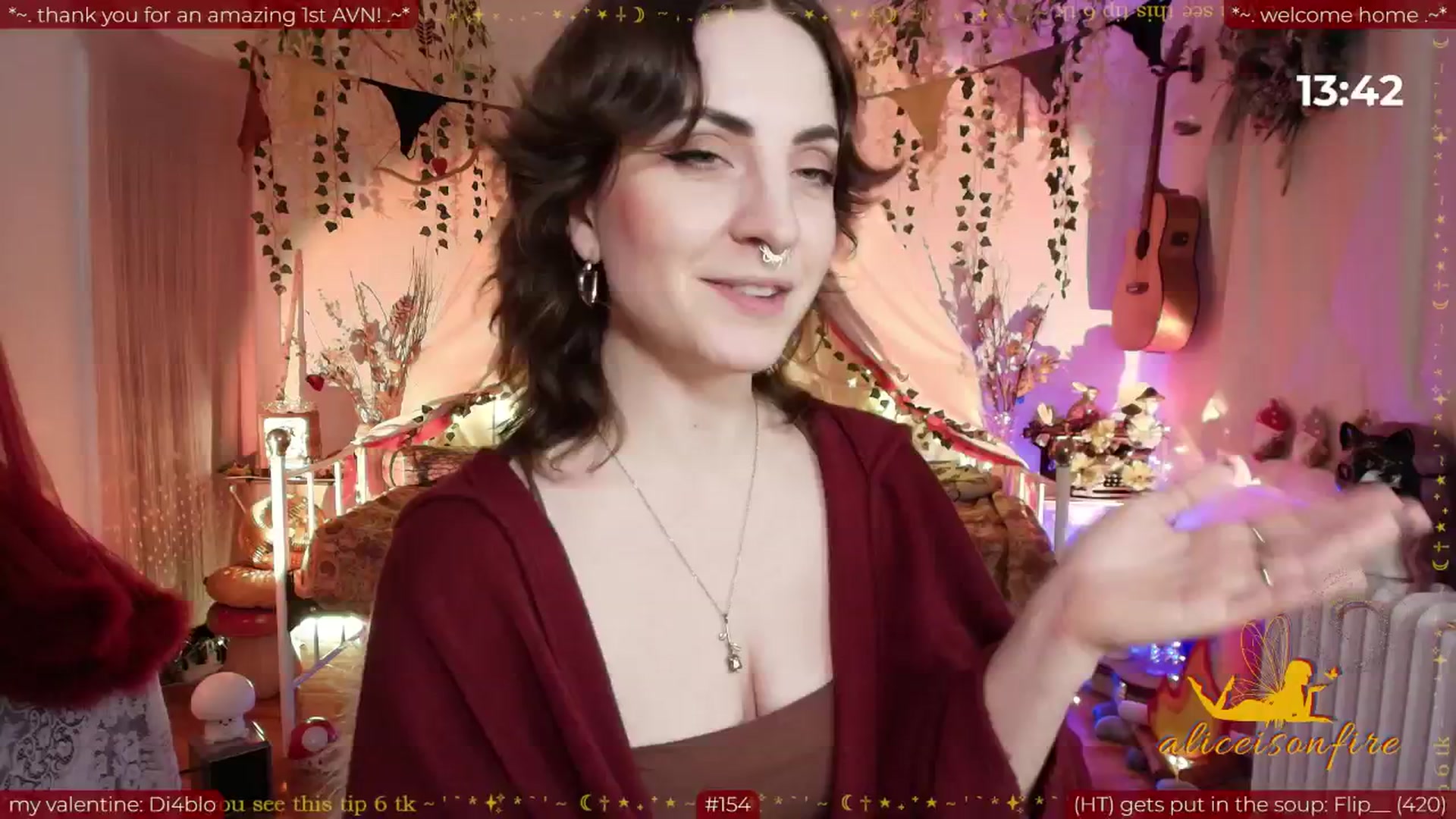 Gallery image thumbnail from aliceisonfire's myfreecams stream on, 02/03/2026, 10:01 image 13 of 20