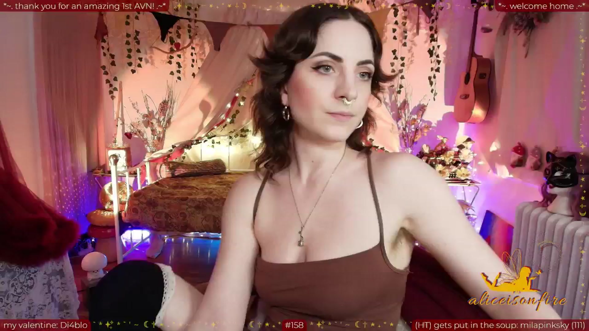 Gallery image thumbnail from aliceisonfire's myfreecams stream on, 02/03/2026, 10:01 image 3 of 20