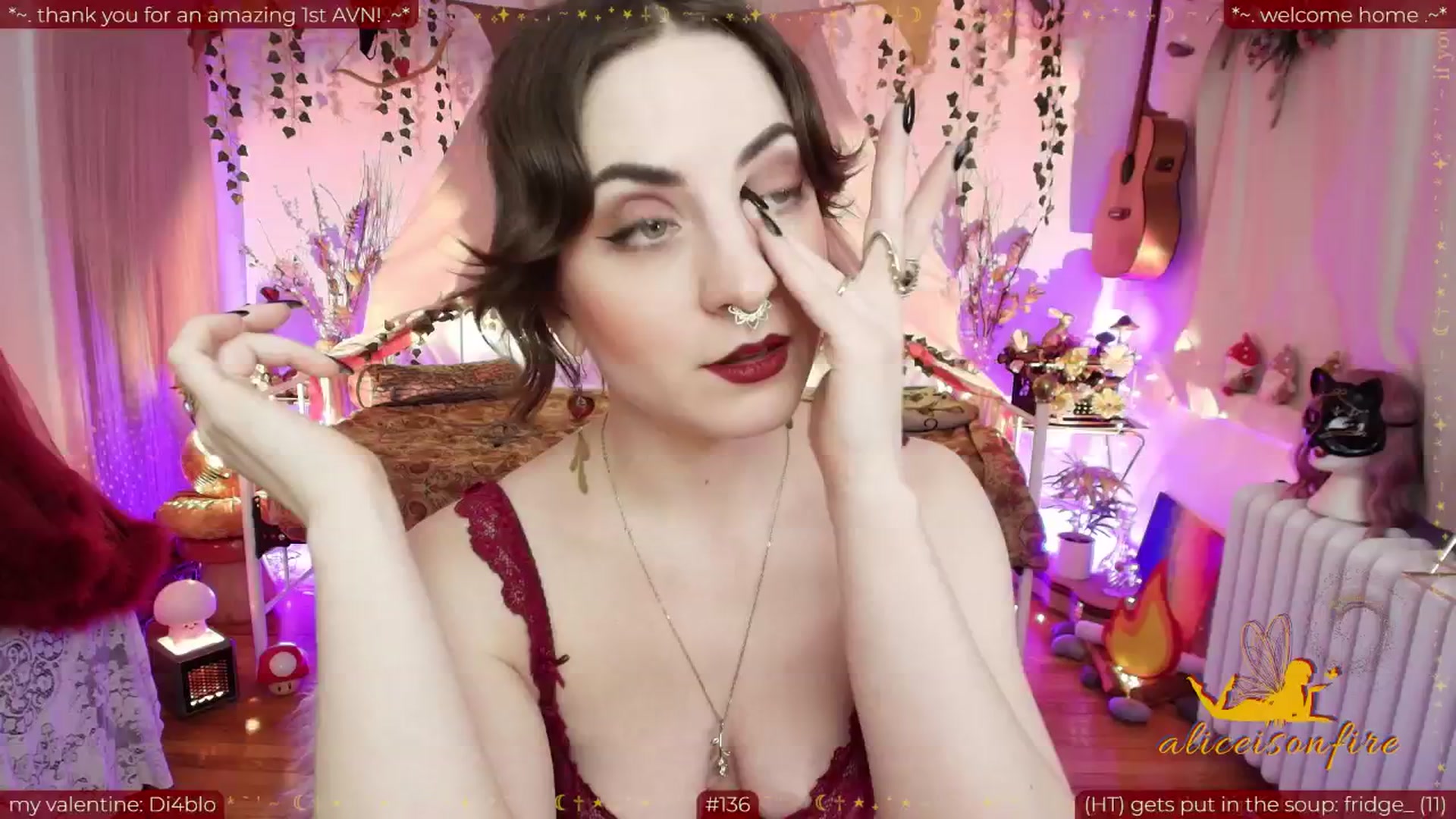 Gallery image thumbnail from aliceisonfire's myfreecams stream on, 02/05/2026, 08:29 image 8 of 20