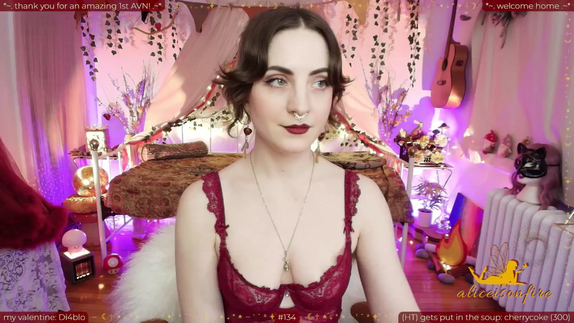 Gallery image thumbnail from aliceisonfire's myfreecams stream on, 02/05/2026, 08:29 image 19 of 20