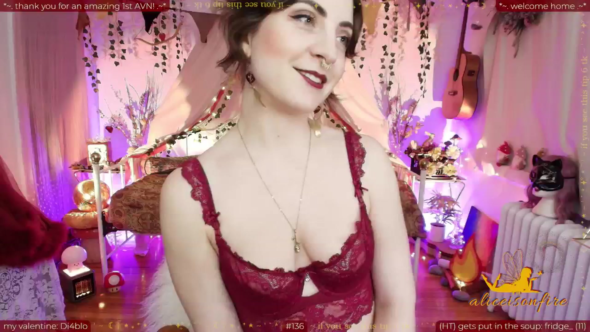Gallery image thumbnail from aliceisonfire's myfreecams stream on, 02/05/2026, 08:29 image 5 of 20