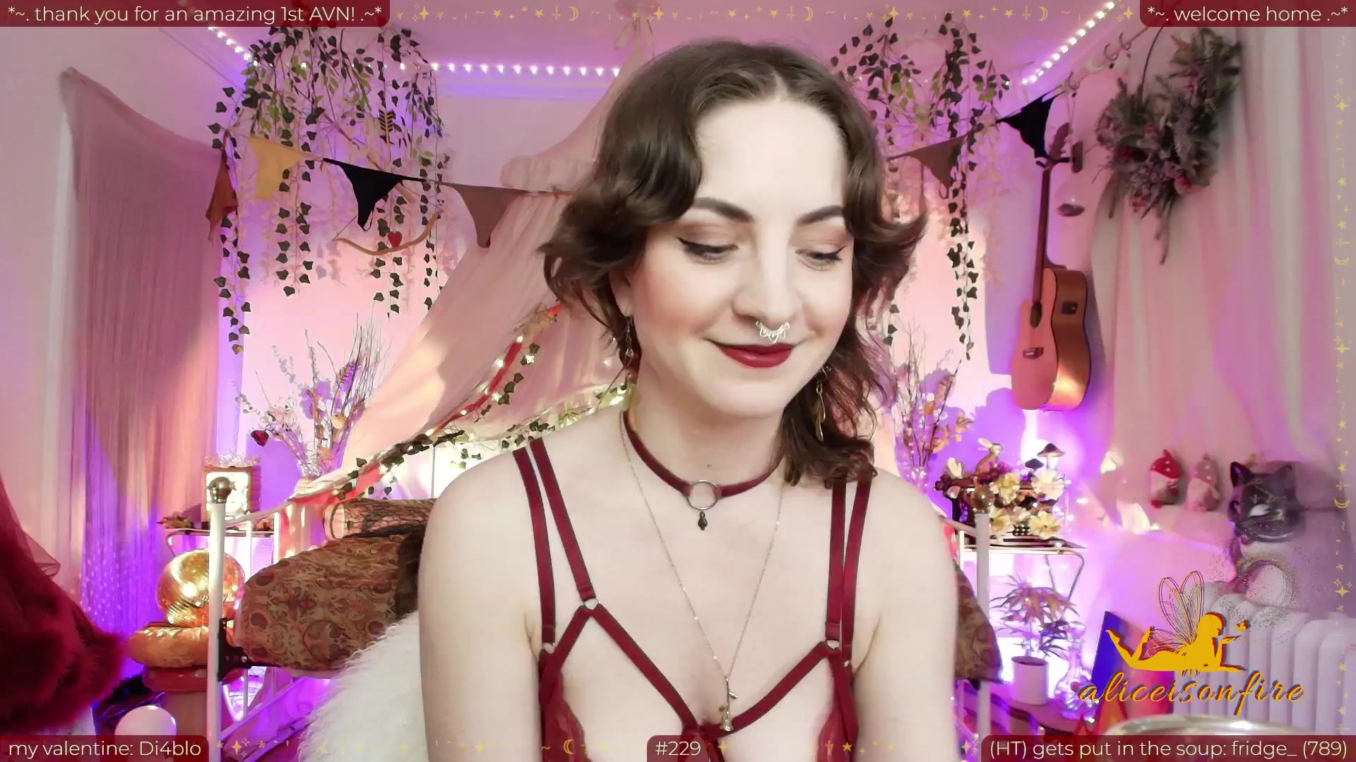 Gallery image thumbnail from aliceisonfire's myfreecams stream on, 02/07/2026, 07:55 image 12 of 20