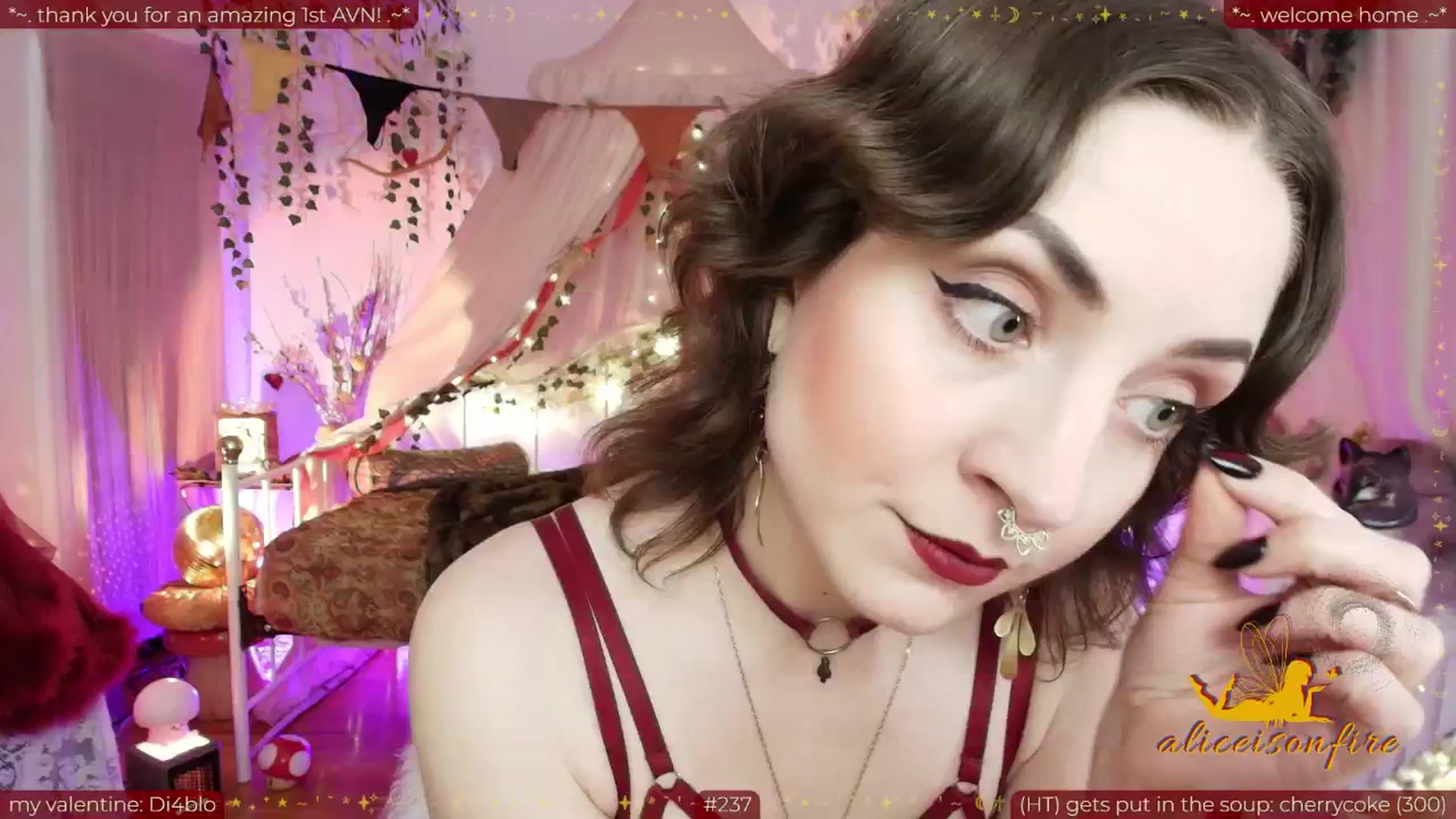 Gallery image thumbnail from aliceisonfire's myfreecams stream on, 02/07/2026, 07:55 image 1 of 20
