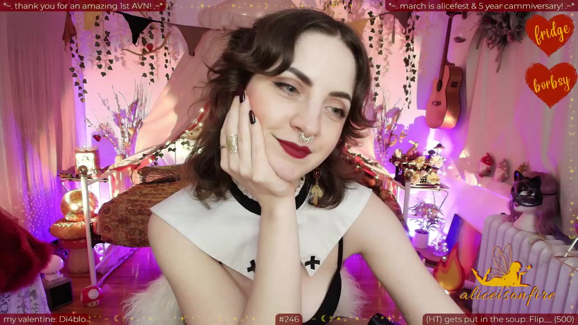 Gallery image thumbnail from aliceisonfire's myfreecams stream on, 02/09/2026, 10:32 image 14 of 20