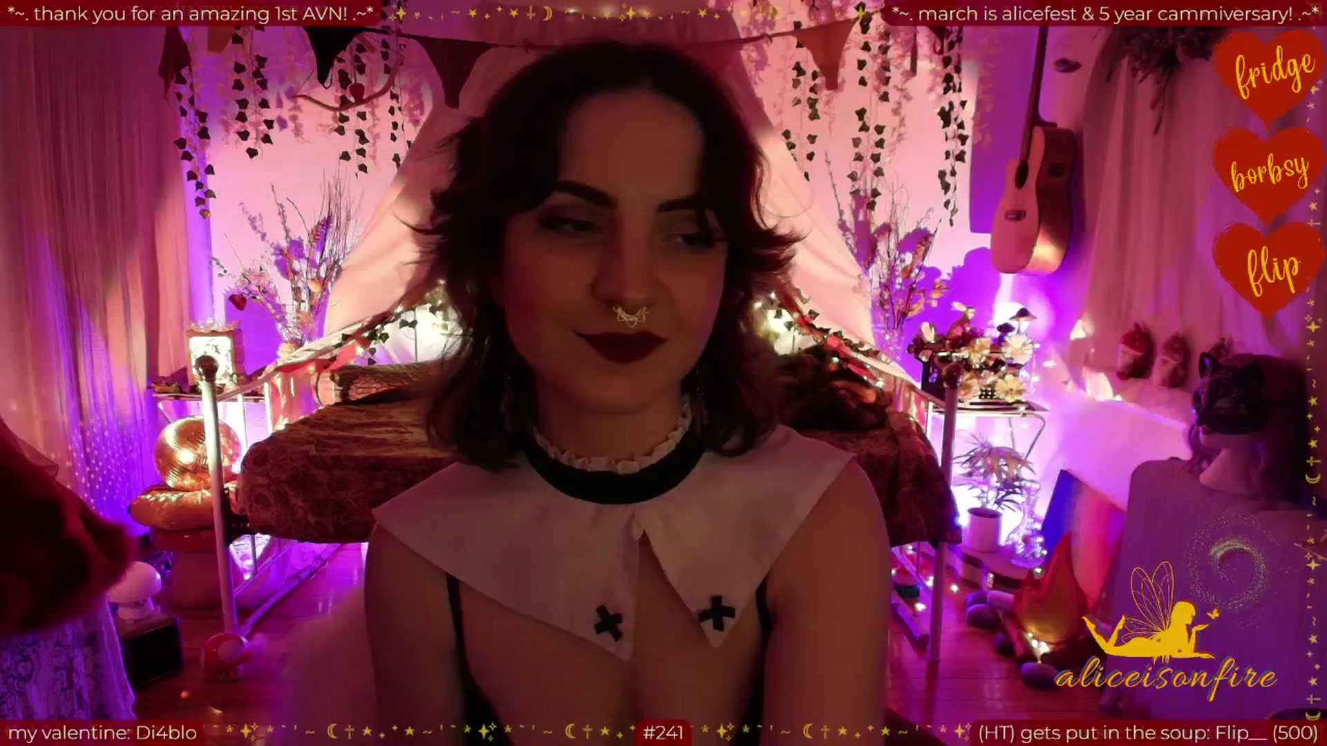 Gallery image thumbnail from aliceisonfire's myfreecams stream on, 02/09/2026, 10:32 image 16 of 20