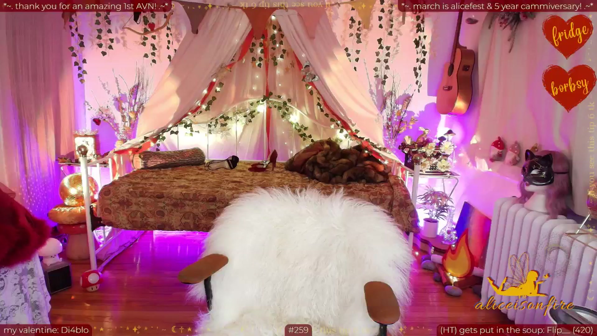 Gallery image thumbnail from aliceisonfire's myfreecams stream on, 02/09/2026, 10:32 image 3 of 20