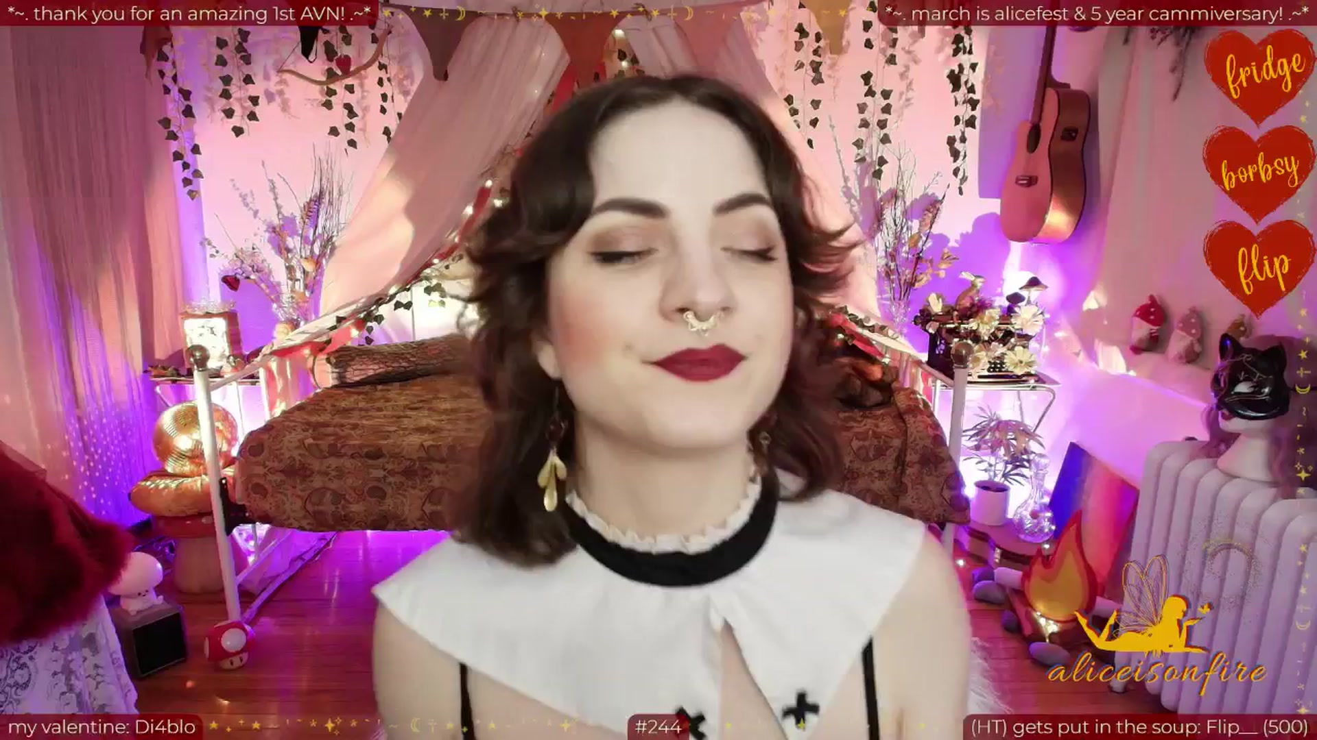 Gallery image thumbnail from aliceisonfire's myfreecams stream on, 02/09/2026, 10:32 image 15 of 20