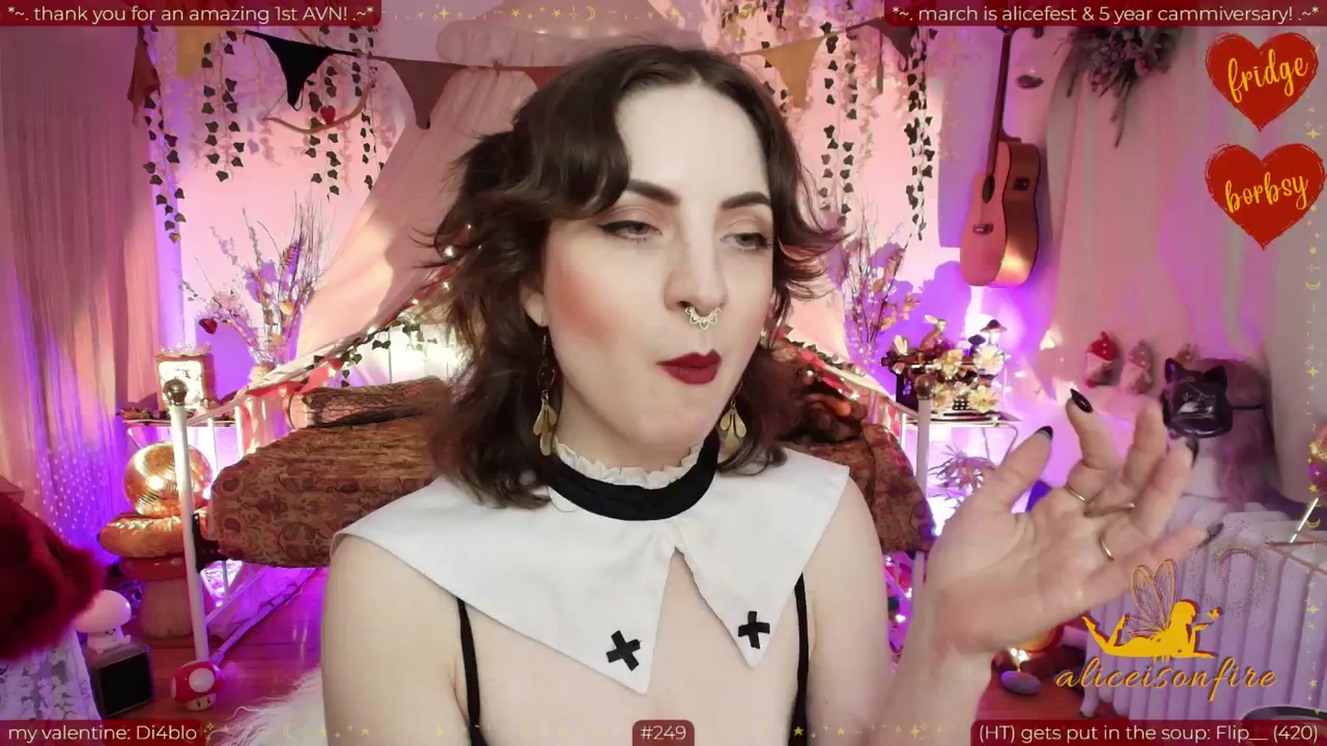 Gallery image thumbnail from aliceisonfire's myfreecams stream on, 02/09/2026, 10:32 image 11 of 20