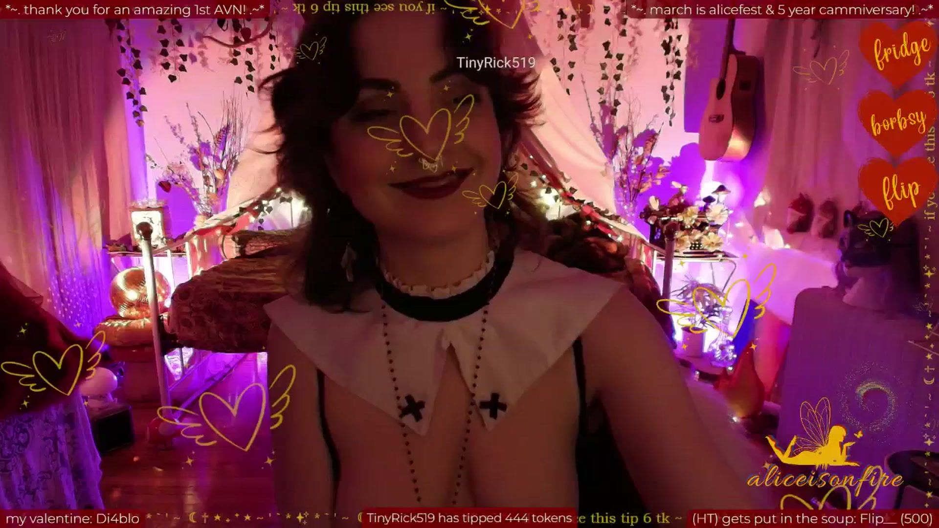 Gallery image thumbnail from aliceisonfire's myfreecams stream on, 02/09/2026, 12:10 image 4 of 20
