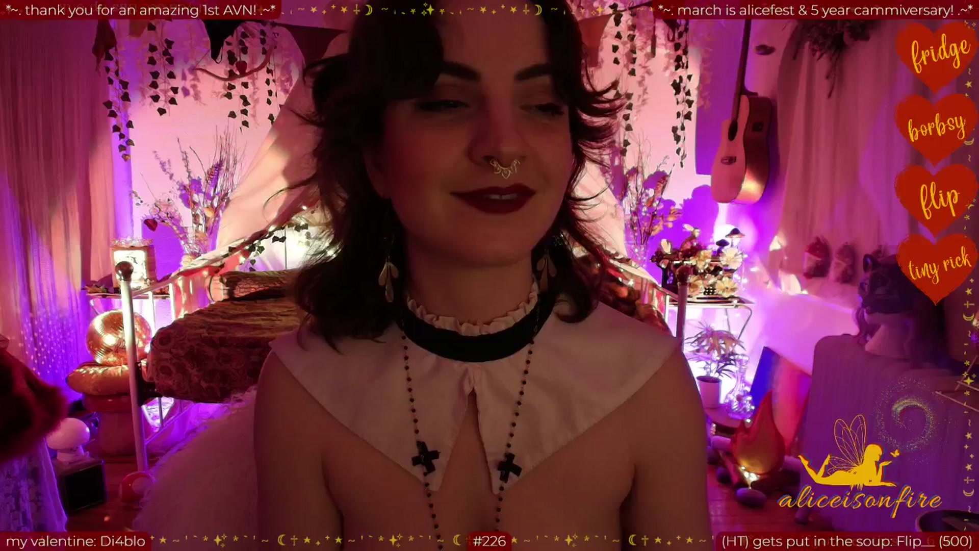 Gallery image thumbnail from aliceisonfire's myfreecams stream on, 02/09/2026, 12:10 image 19 of 20