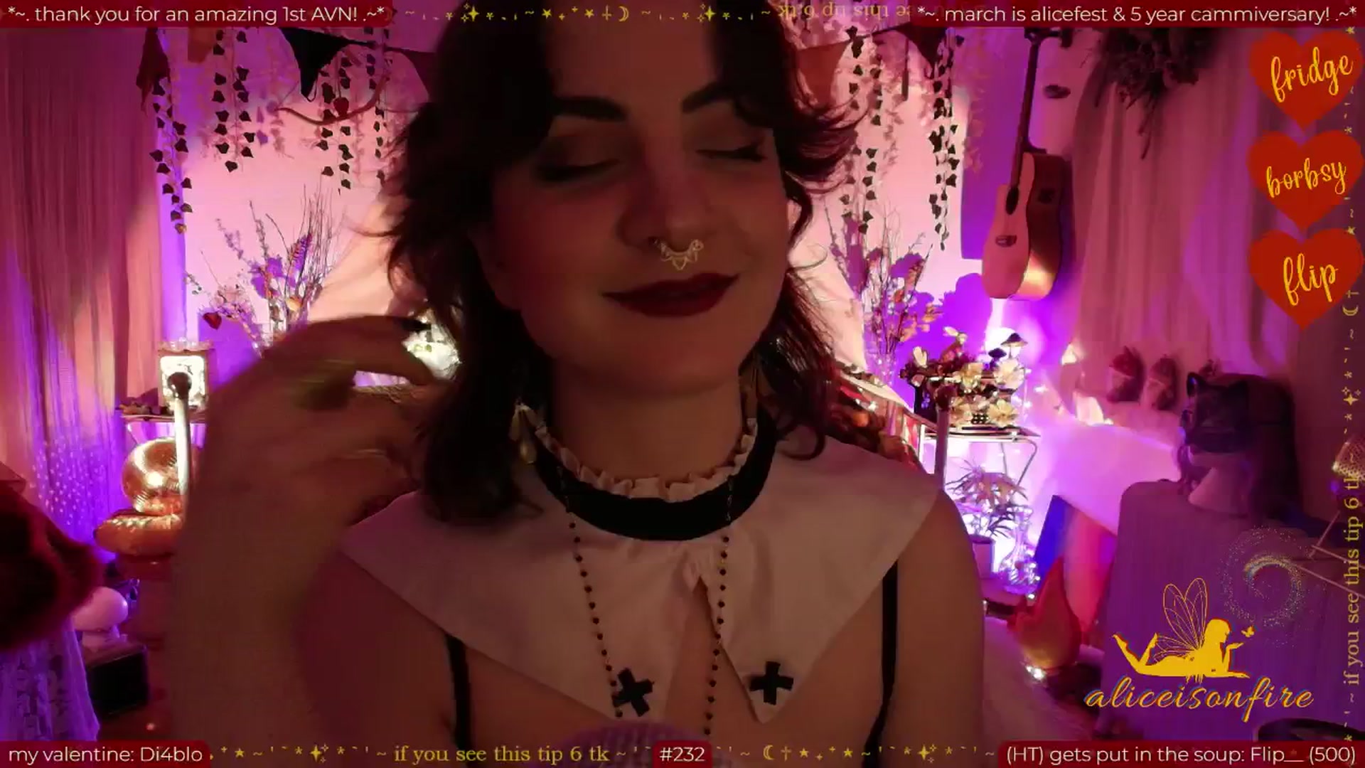 Gallery image thumbnail from aliceisonfire's myfreecams stream on, 02/09/2026, 12:10 image 2 of 20
