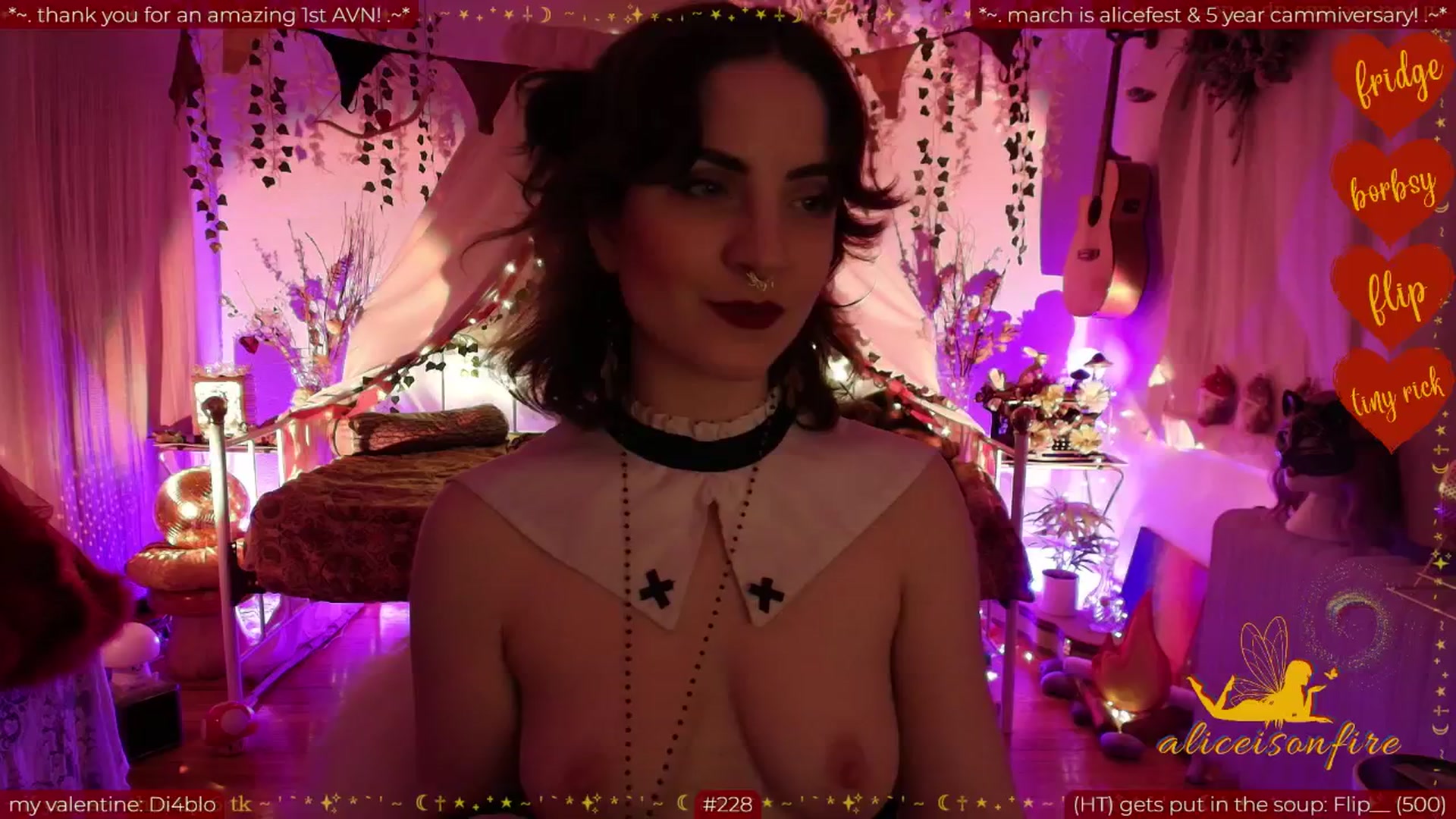 Gallery image thumbnail from aliceisonfire's myfreecams stream on, 02/09/2026, 12:10 image 13 of 20