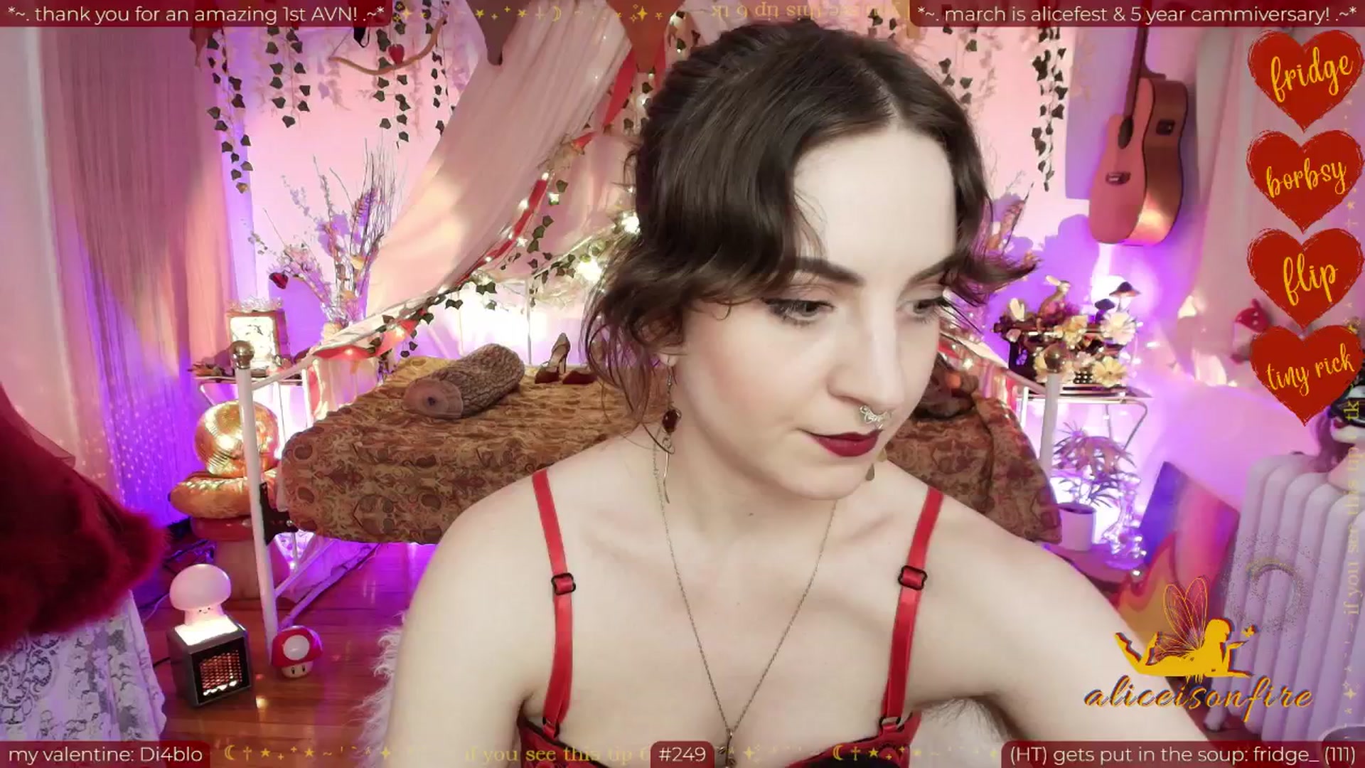 Gallery image thumbnail from aliceisonfire's myfreecams stream on, 02/10/2026, 09:03 image 17 of 20