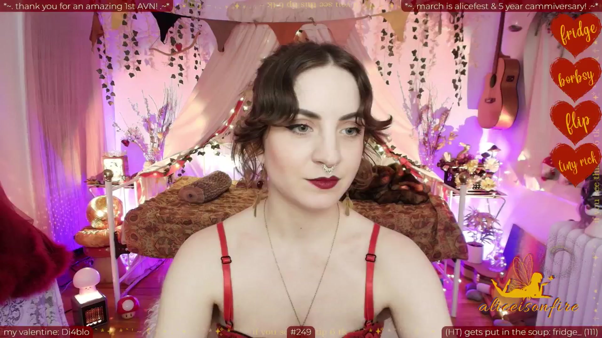 Gallery image thumbnail from aliceisonfire's myfreecams stream on, 02/10/2026, 09:03 image 13 of 20