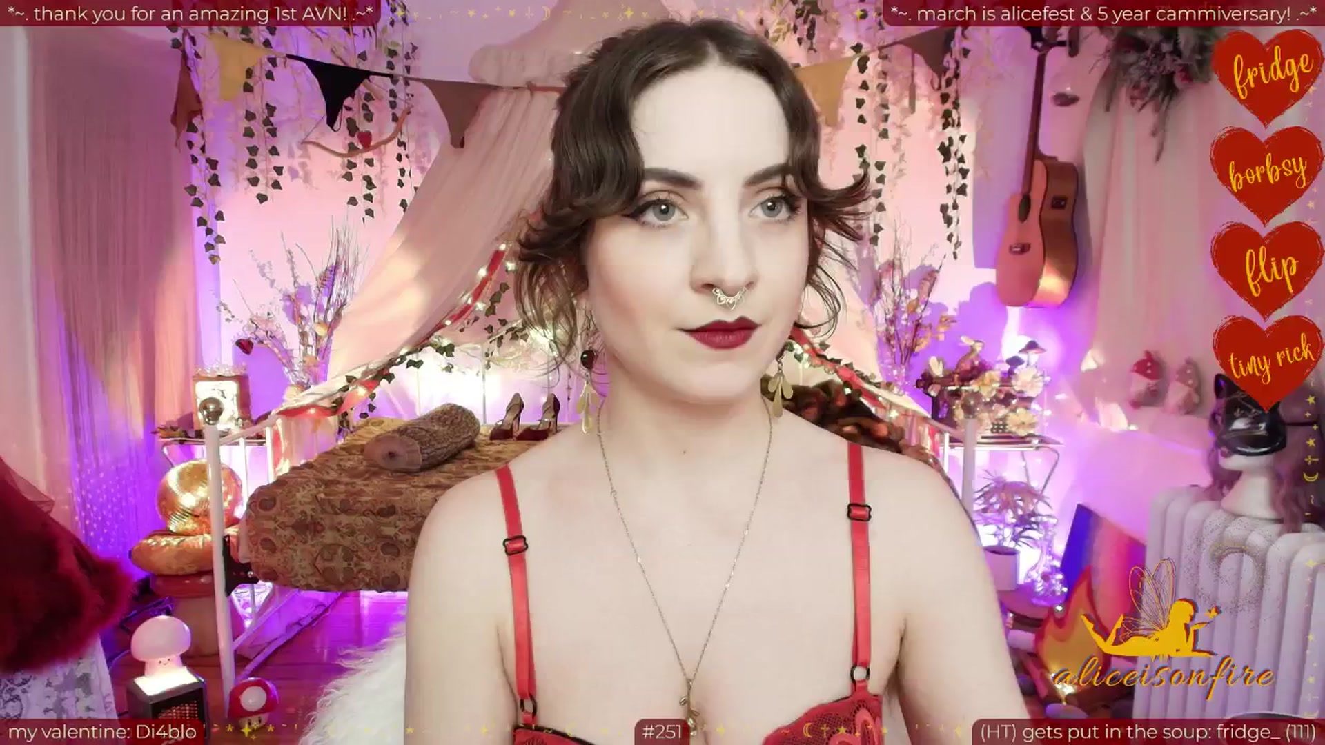 Gallery image thumbnail from aliceisonfire's myfreecams stream on, 02/10/2026, 09:03 image 6 of 20
