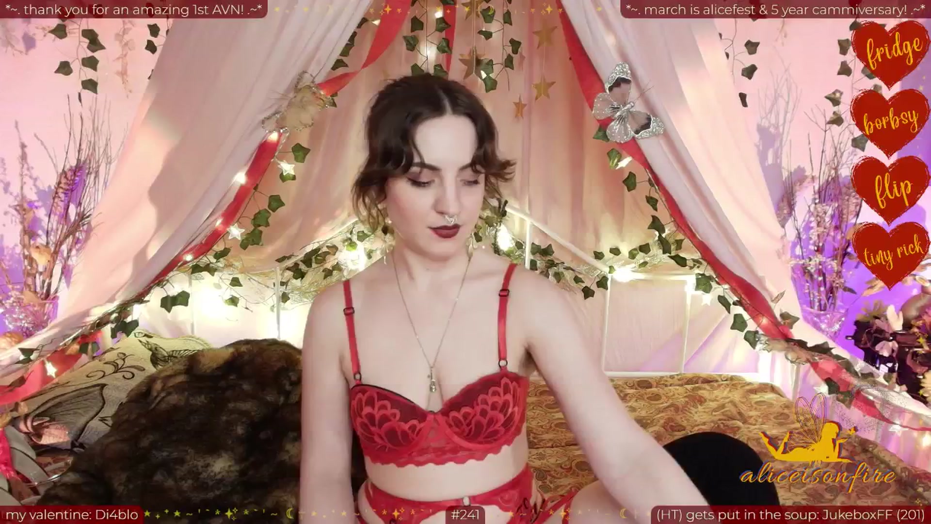 Gallery image thumbnail from aliceisonfire's myfreecams stream on, 02/10/2026, 11:14 image 14 of 20