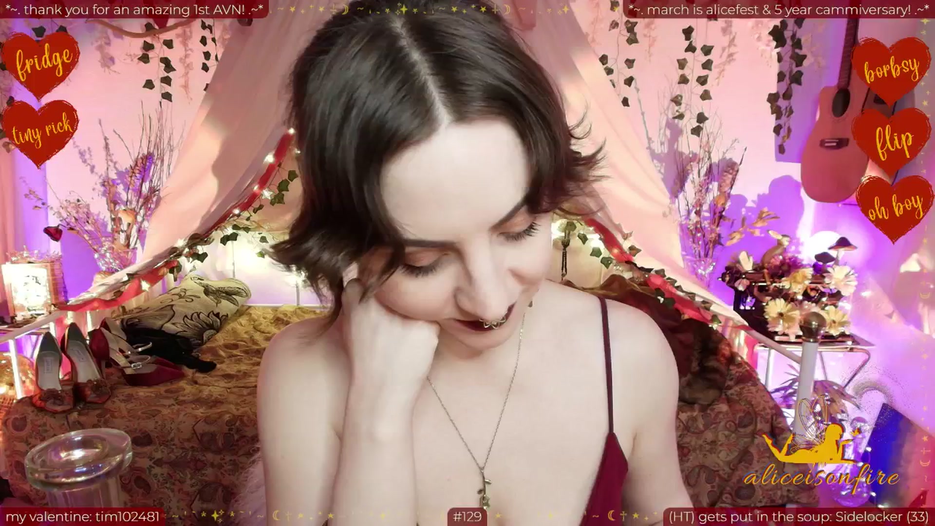 Gallery image thumbnail from aliceisonfire's myfreecams stream on, 02/14/2026, 09:42 image 14 of 20