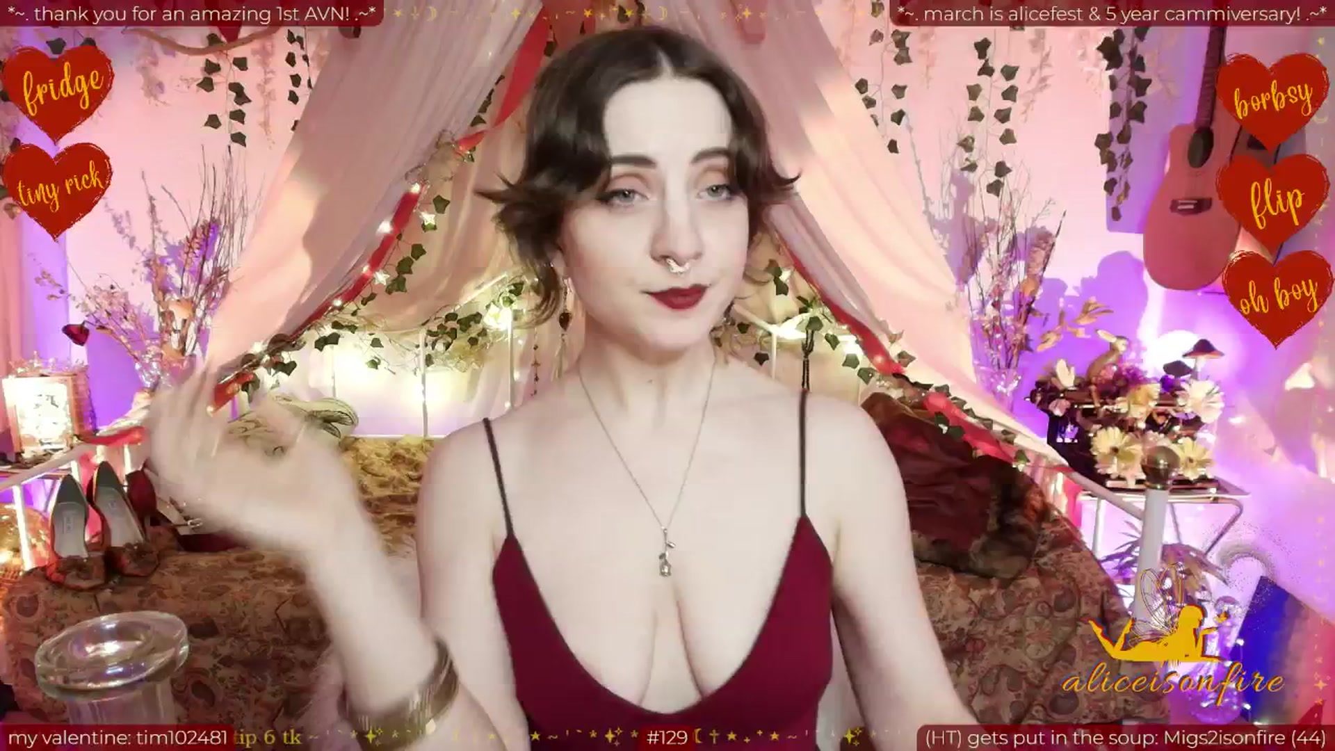 Gallery image thumbnail from aliceisonfire's myfreecams stream on, 02/14/2026, 09:42 image 13 of 20