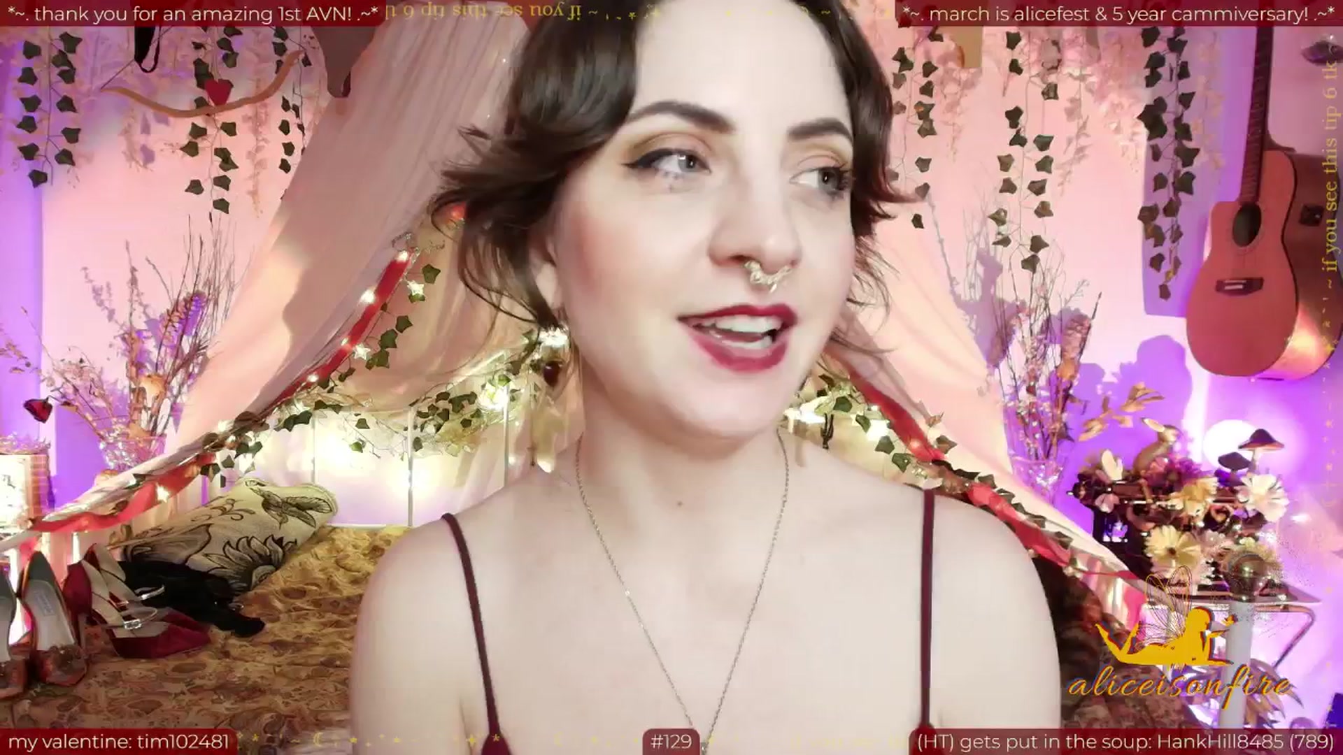 Gallery image thumbnail from aliceisonfire's myfreecams stream on, 02/14/2026, 09:42 image 6 of 20