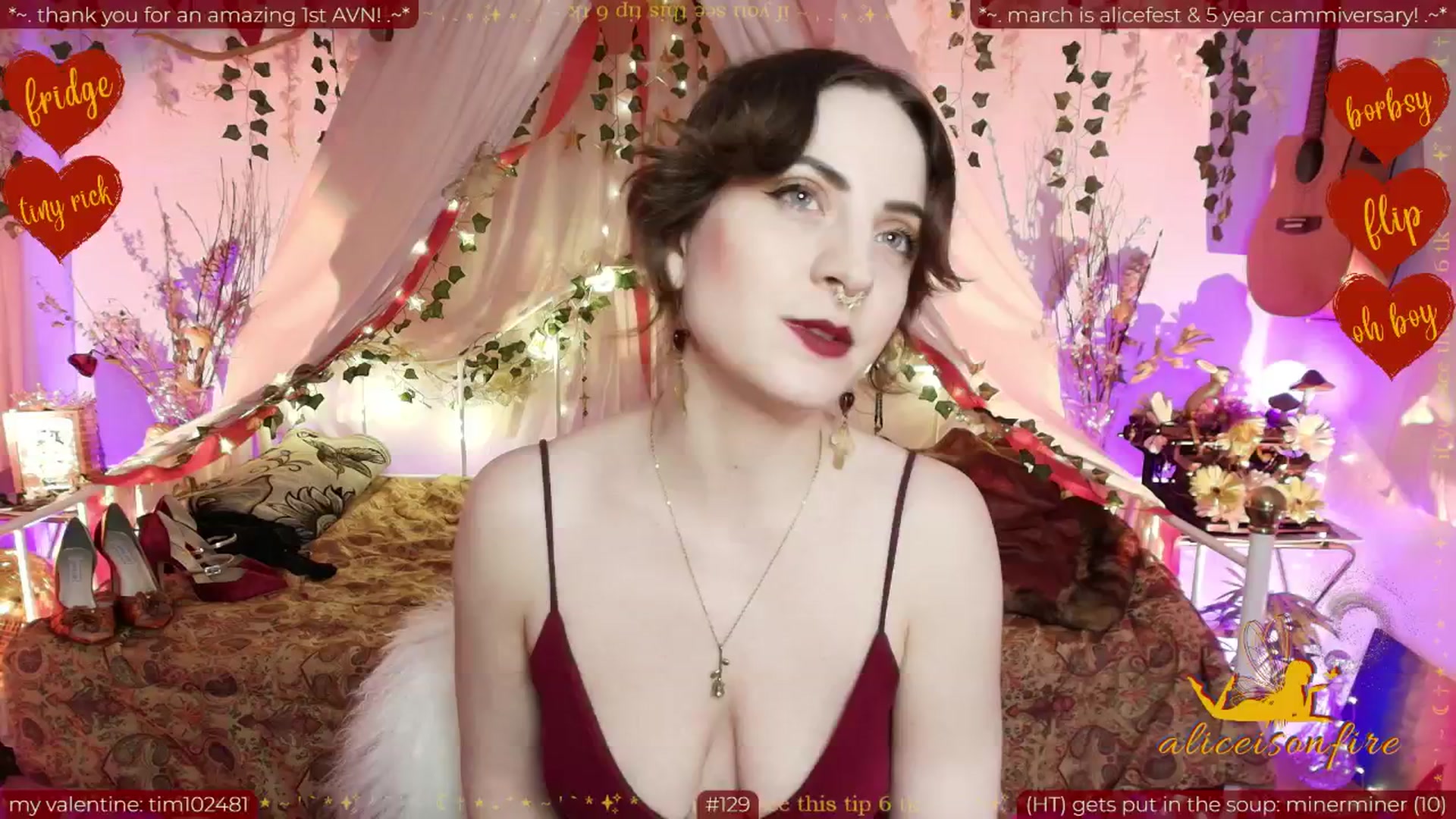 Gallery image thumbnail from aliceisonfire's myfreecams stream on, 02/14/2026, 09:42 image 12 of 20