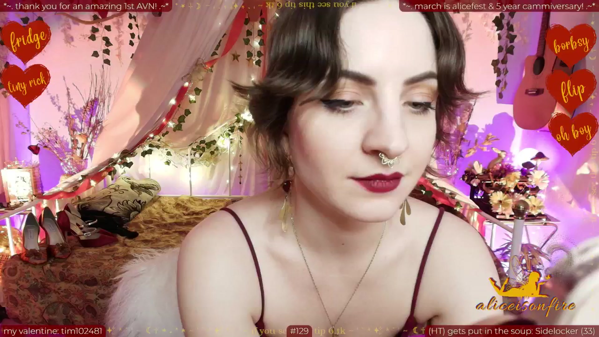 Gallery image thumbnail from aliceisonfire's myfreecams stream on, 02/14/2026, 09:42 image 15 of 20