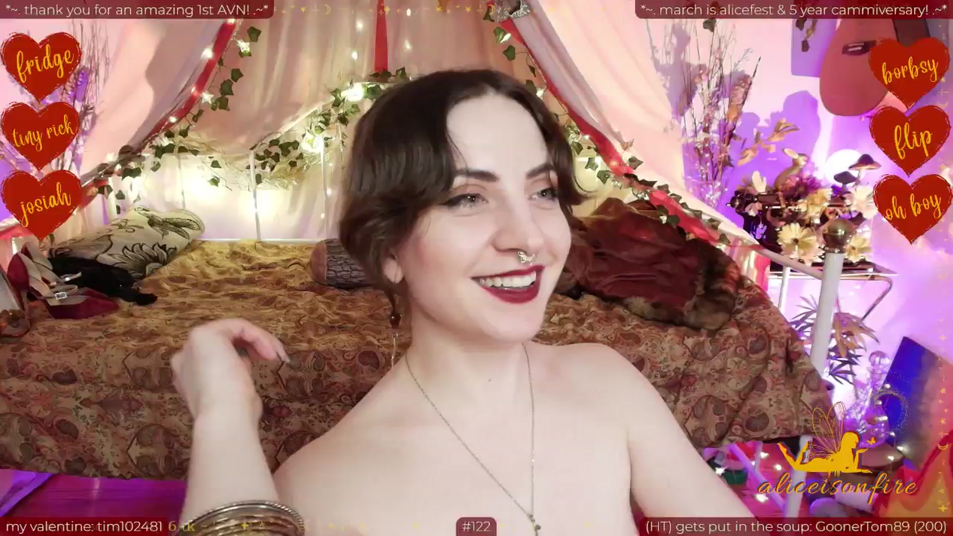 Gallery image thumbnail from aliceisonfire's myfreecams stream on, 02/14/2026, 12:36 image 16 of 20