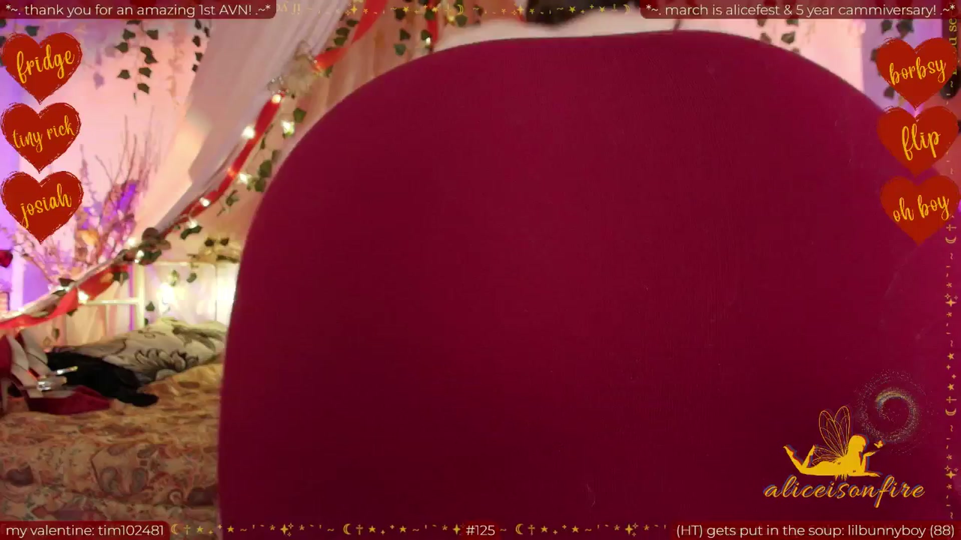 Gallery image thumbnail from aliceisonfire's myfreecams stream on, 02/14/2026, 12:36 image 13 of 20