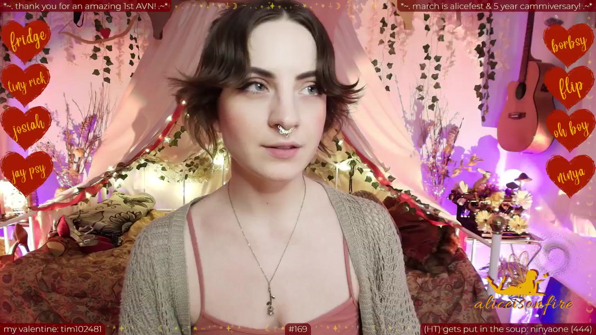 Gallery image thumbnail from aliceisonfire's myfreecams stream on, 02/16/2026, 13:20 image 6 of 20
