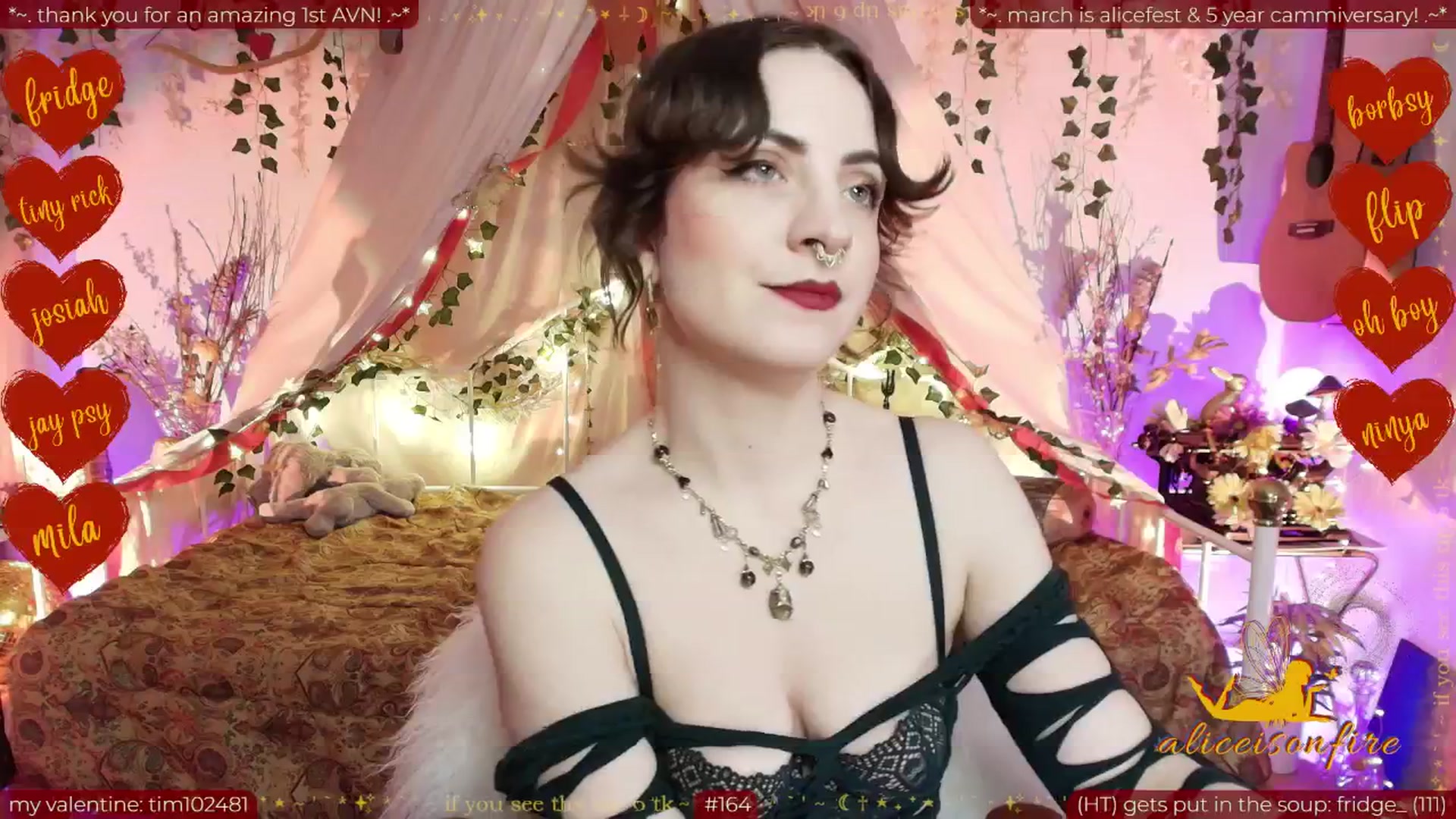 Gallery image thumbnail from aliceisonfire's myfreecams stream on, 02/17/2026, 10:01 image 11 of 20